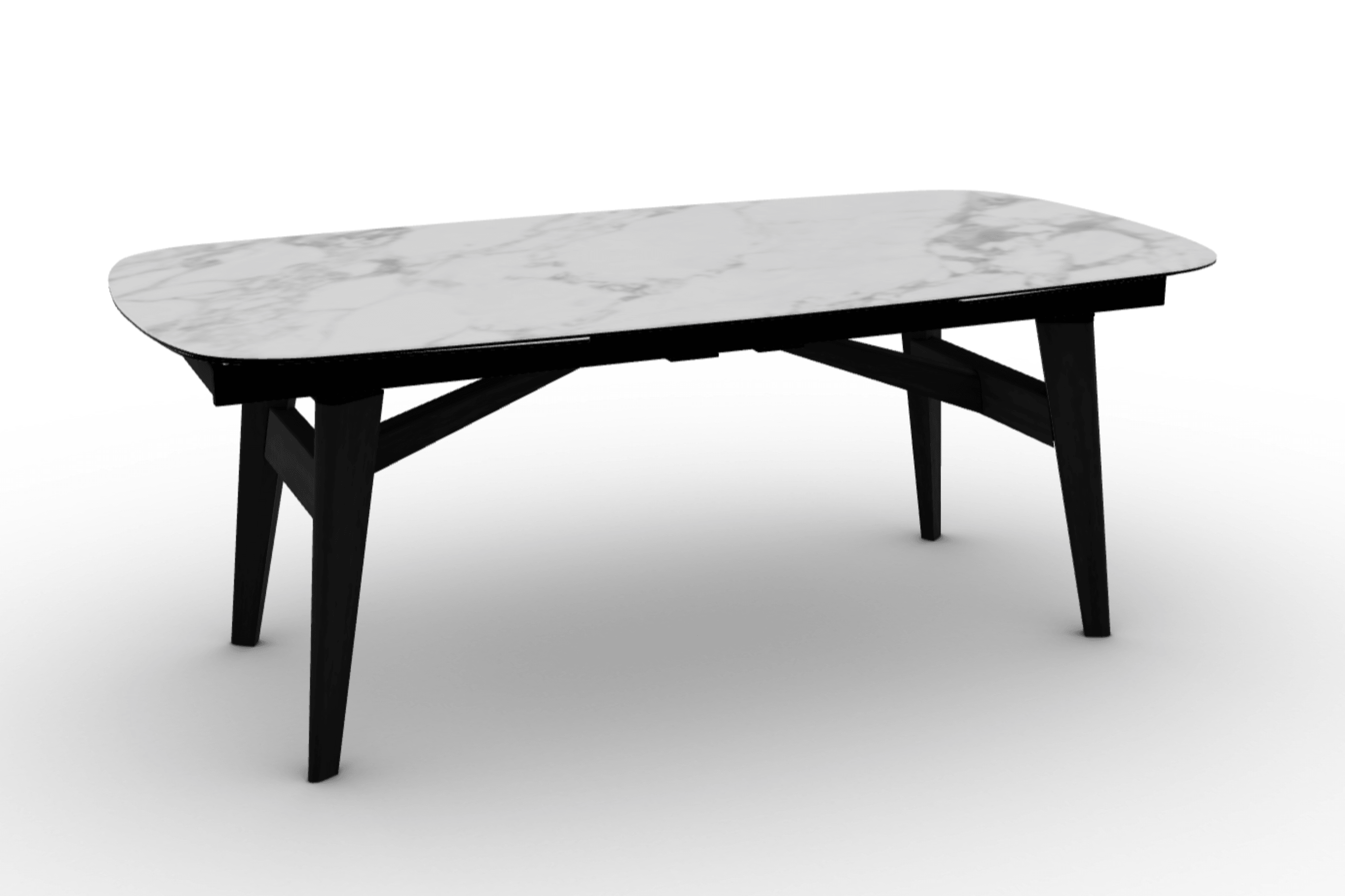 Stół rozkładany ABREY biały marmur Calligaris Eye on Design