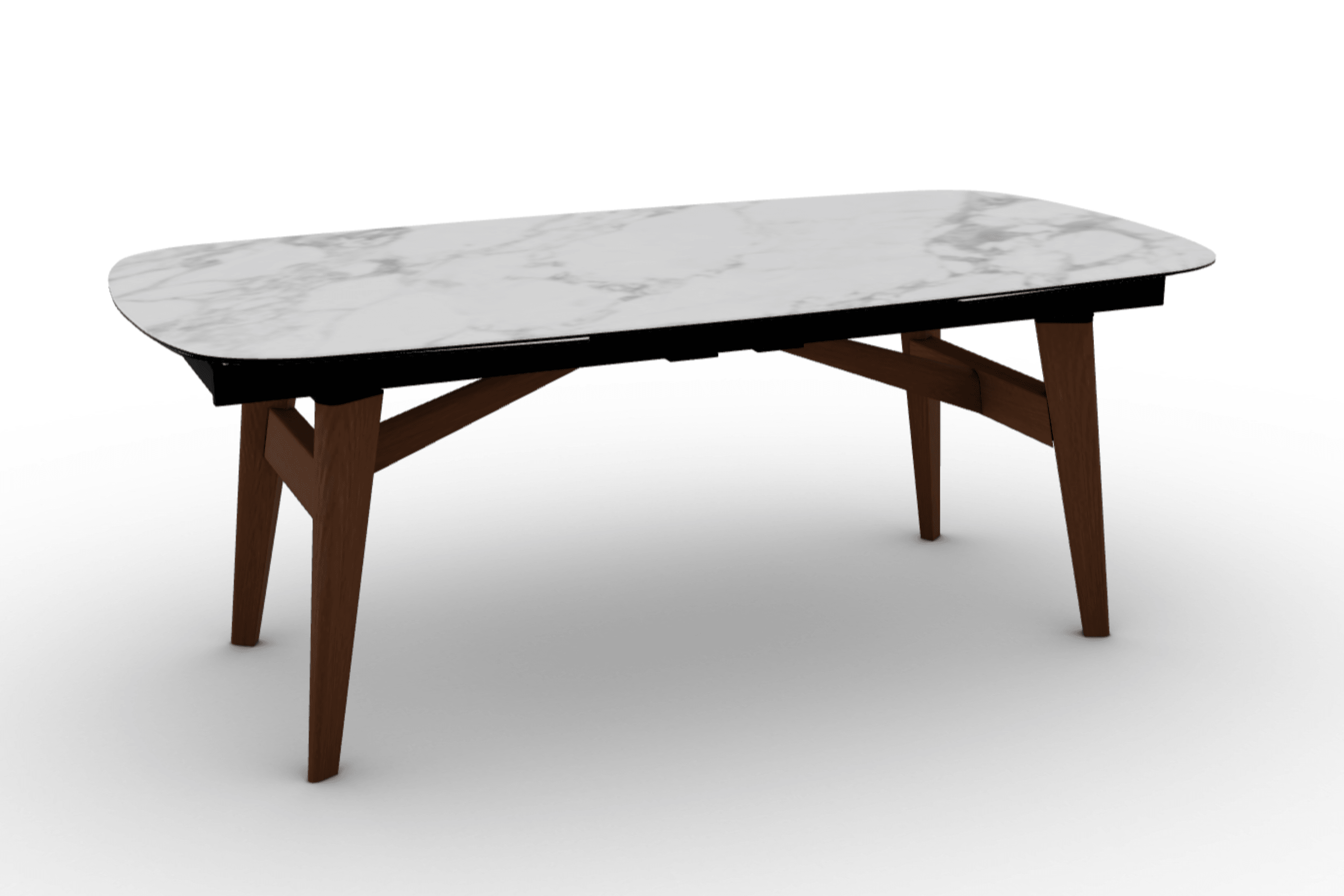 Stół rozkładany ABREY biały marmur Calligaris Eye on Design