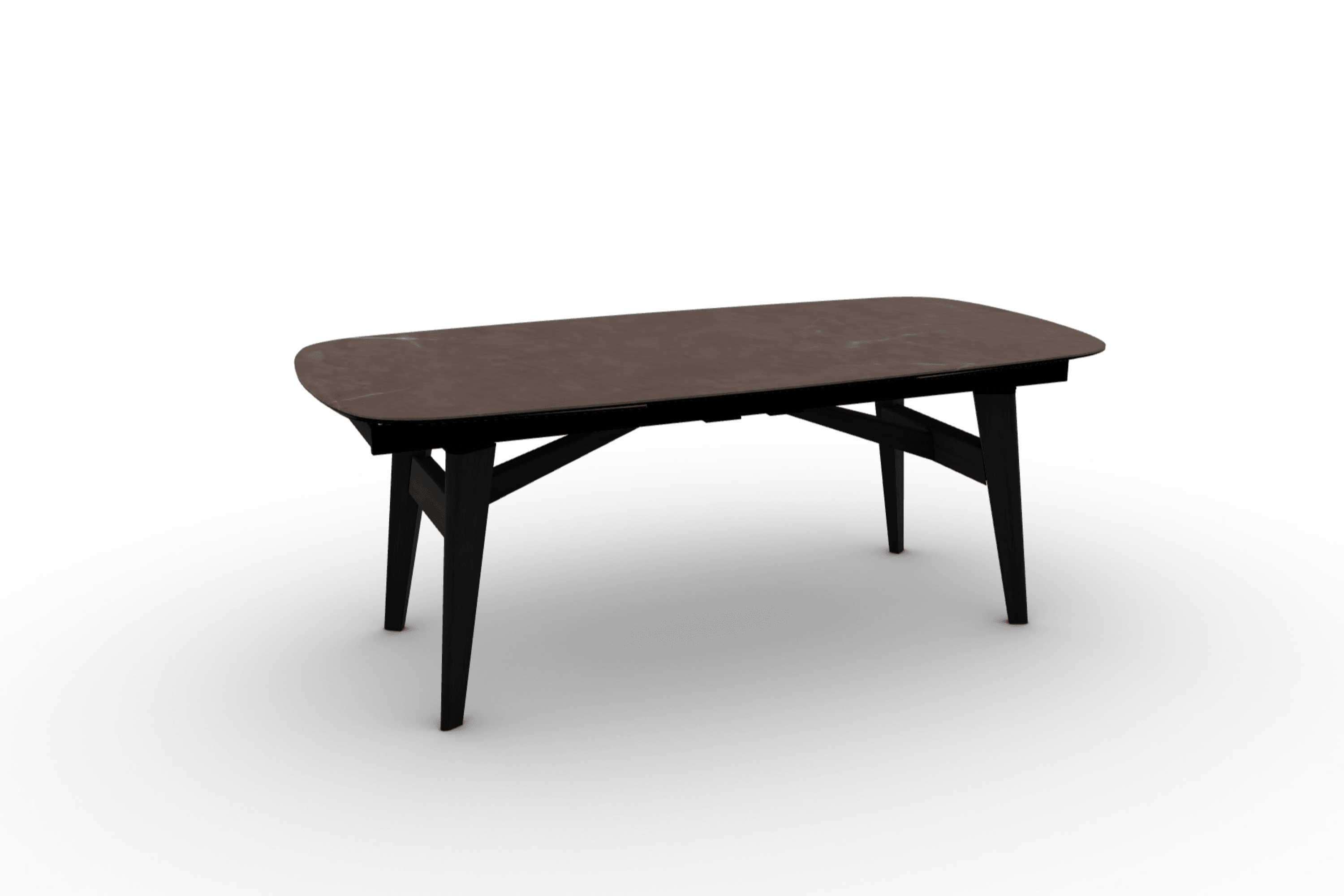 Stół rozkładany ABREY brązowa ceramika Calligaris Eye on Design