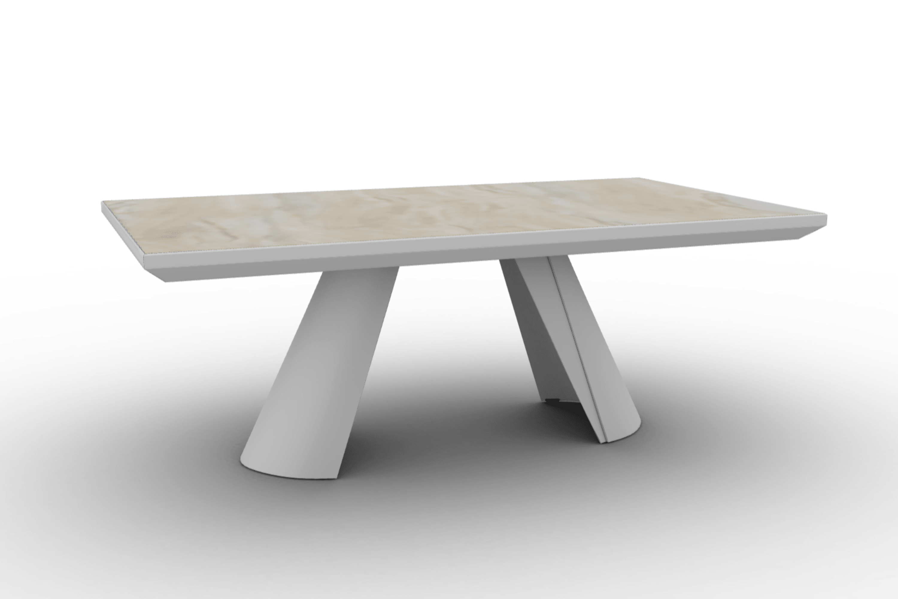 Stół rozkładany APIAN piaskowy marmur Calligaris Eye on Design