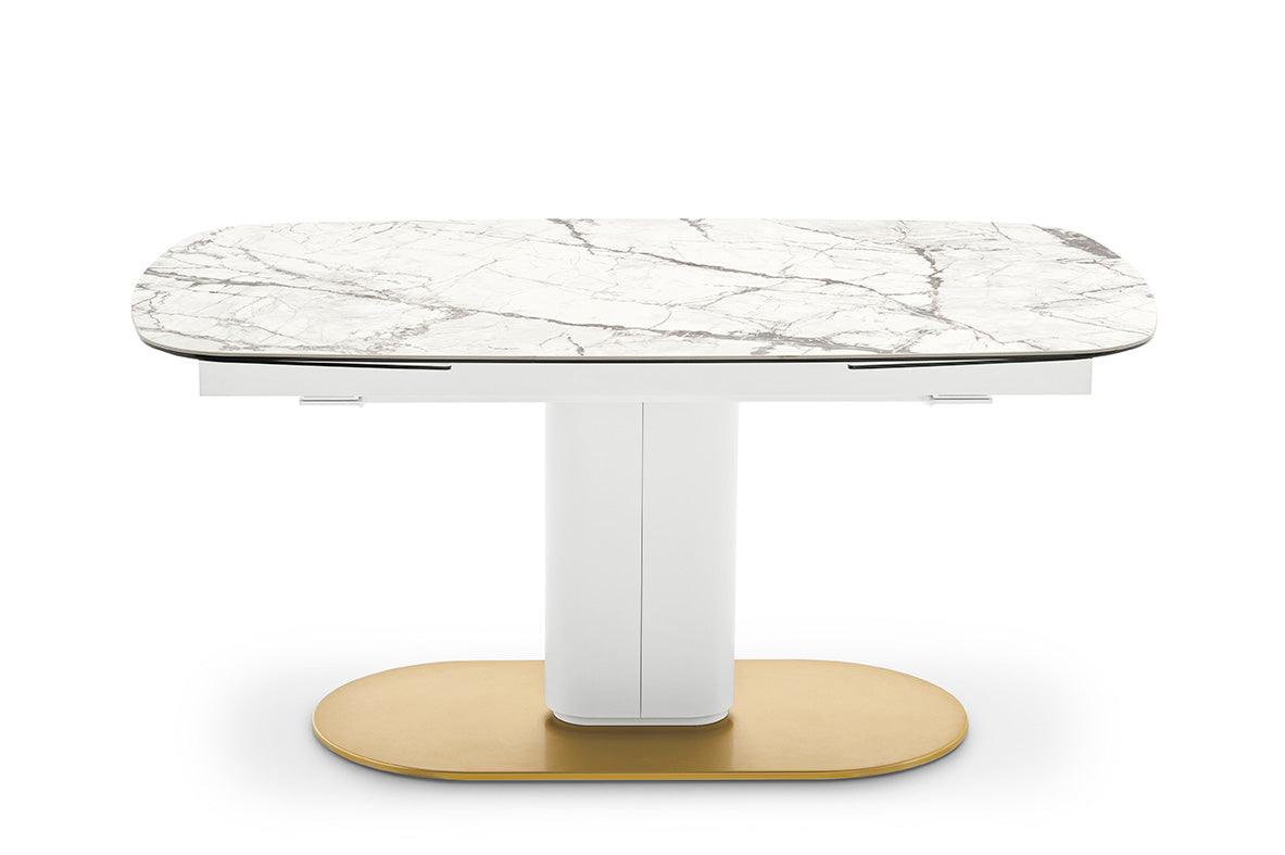 Stół rozkładany CAMEO kremowy marmur Calligaris Eye on Design