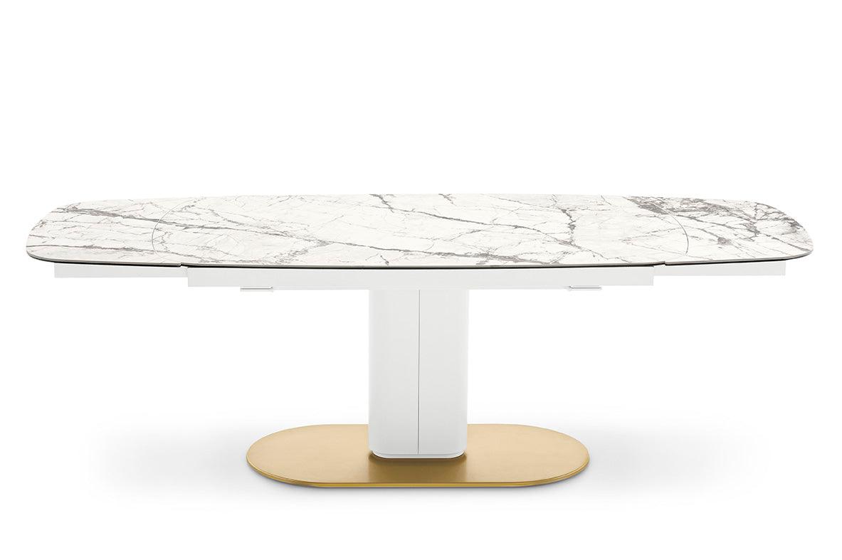 Stół rozkładany CAMEO kremowy marmur Calligaris Eye on Design