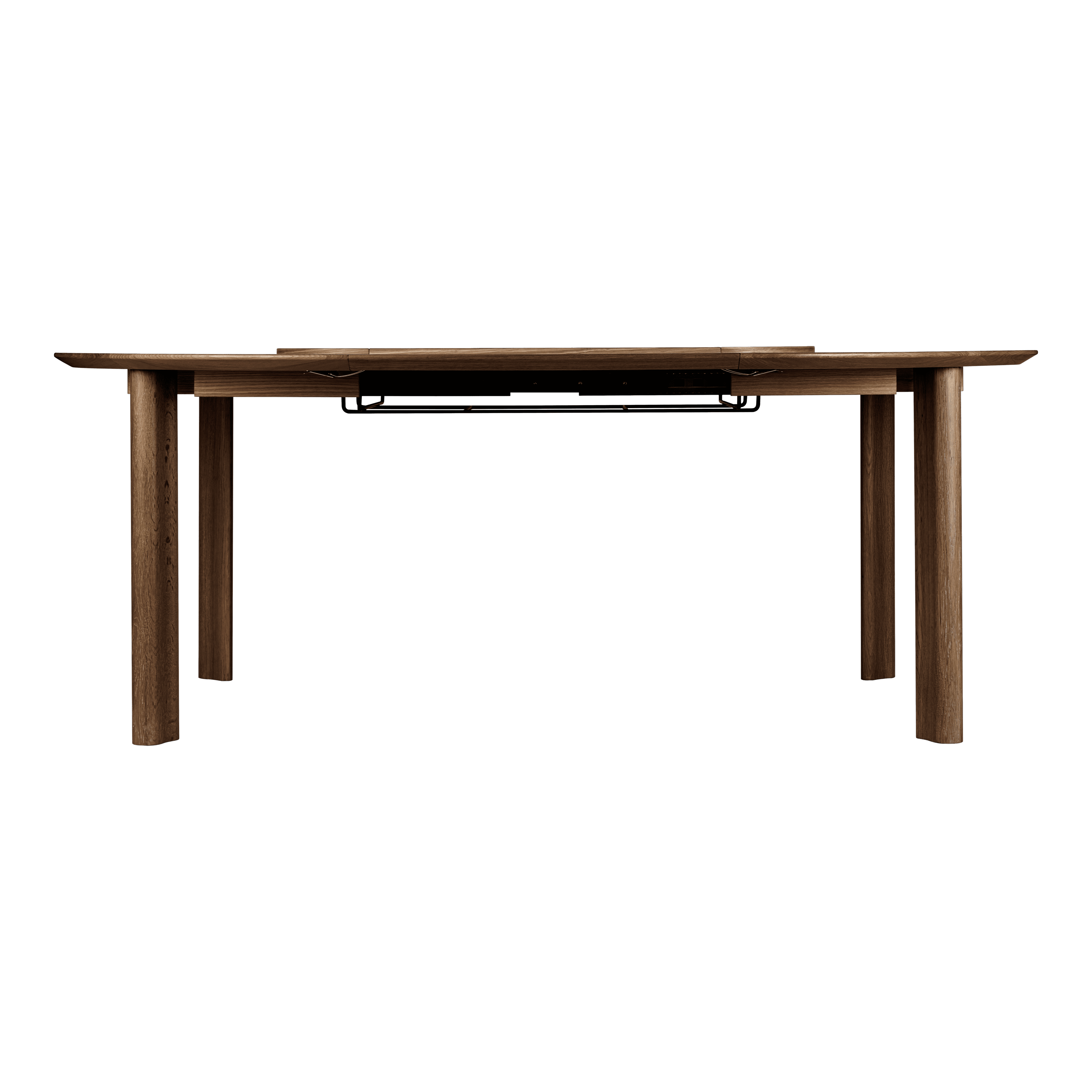 Stół rozkładany COMFORT CIRCLE WITH EXTENSION ciemny dąb UMAGE Eye on Design