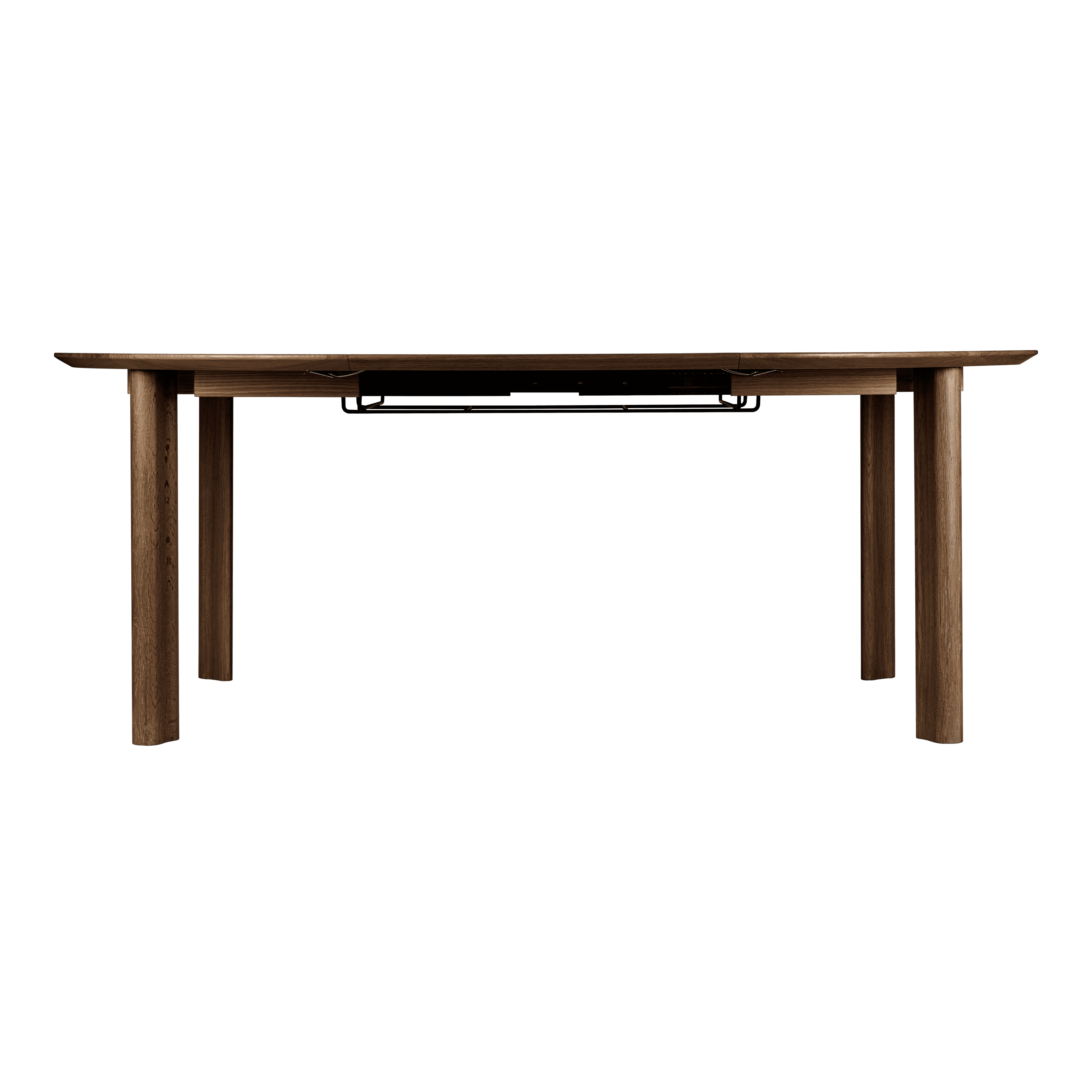 Stół rozkładany COMFORT CIRCLE WITH EXTENSION ciemny dąb UMAGE Eye on Design