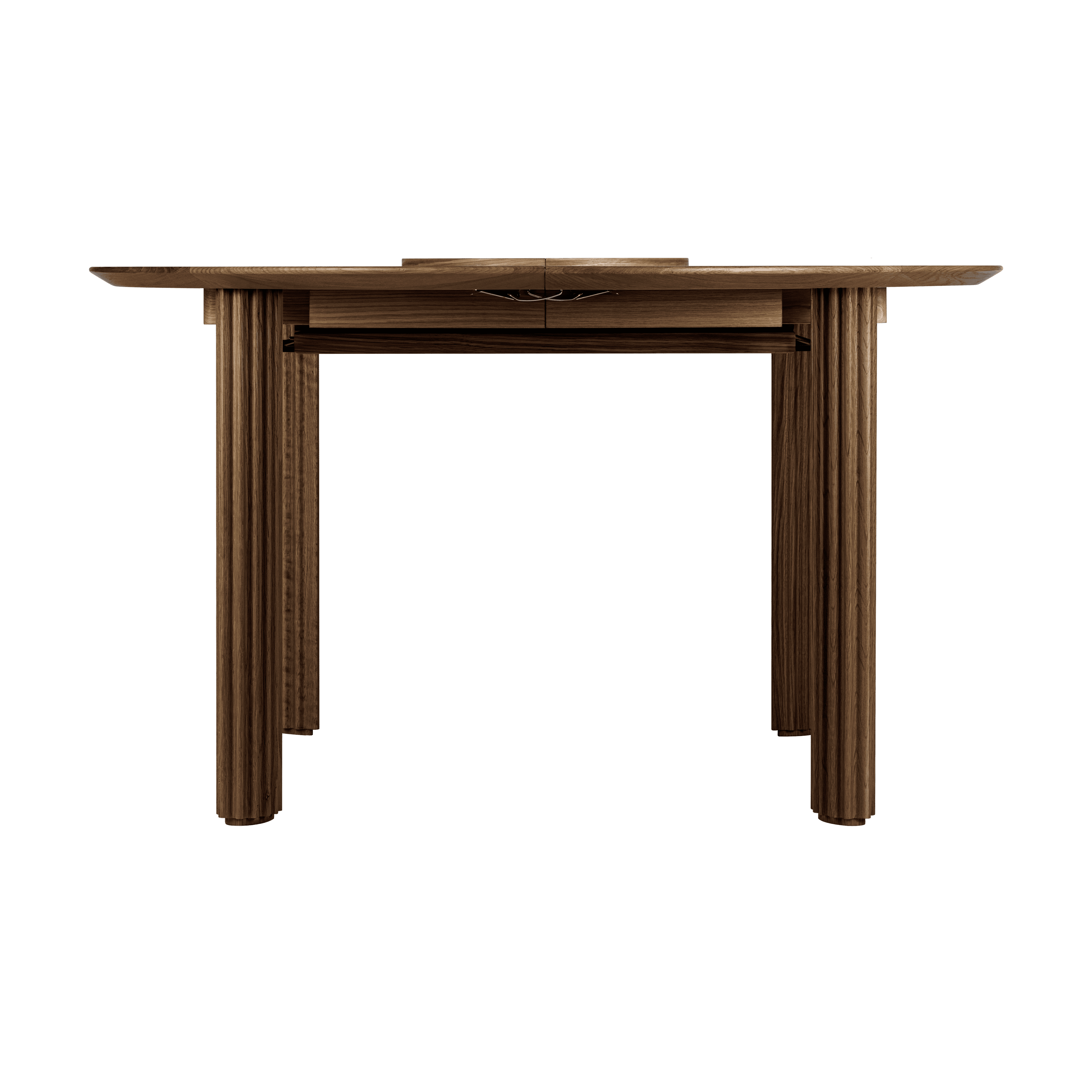 Stół rozkładany COMFORT CIRCLE WITH EXTENSION ciemny dąb UMAGE Eye on Design