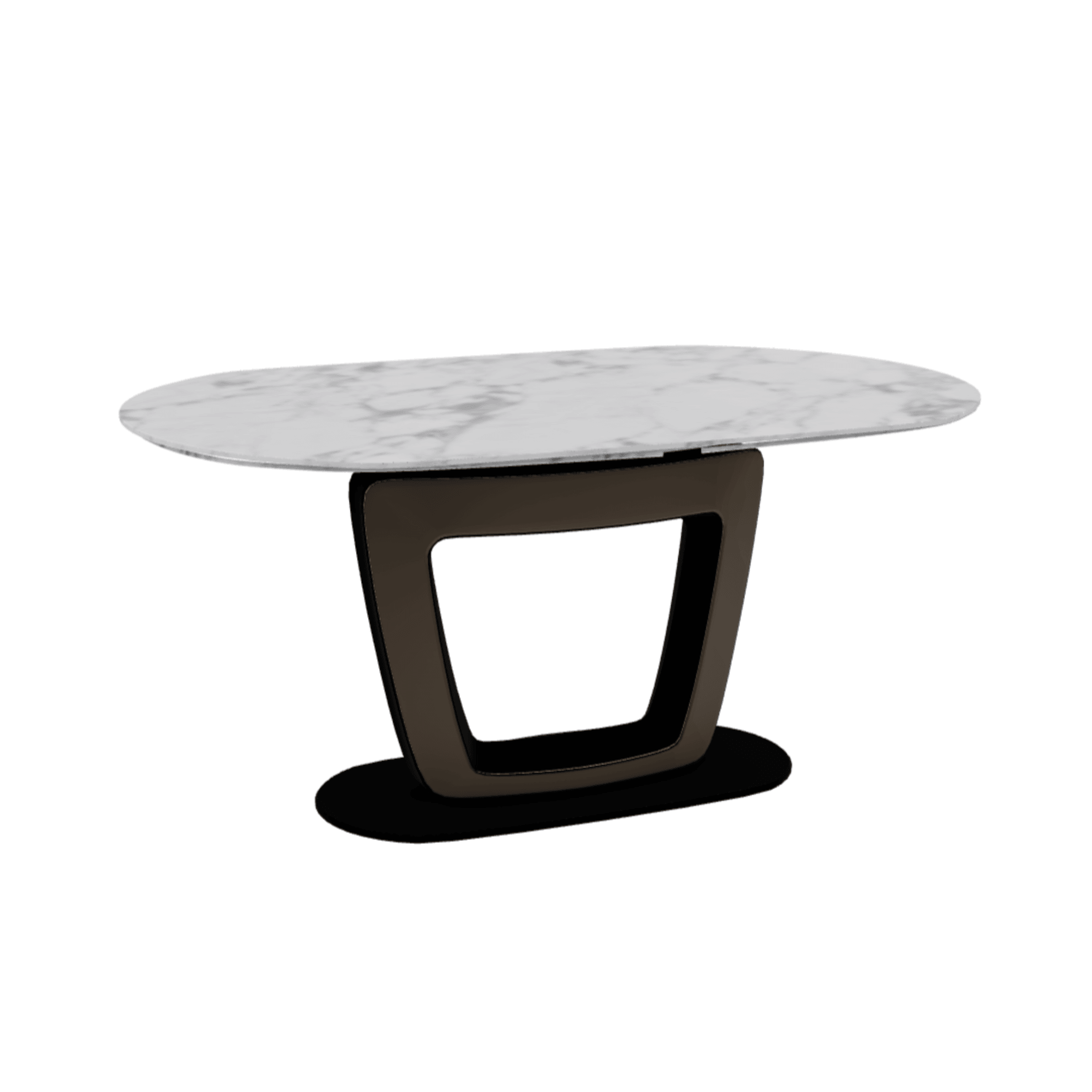 Stół rozkładany ORBITAL biały marmur Calligaris Eye on Design