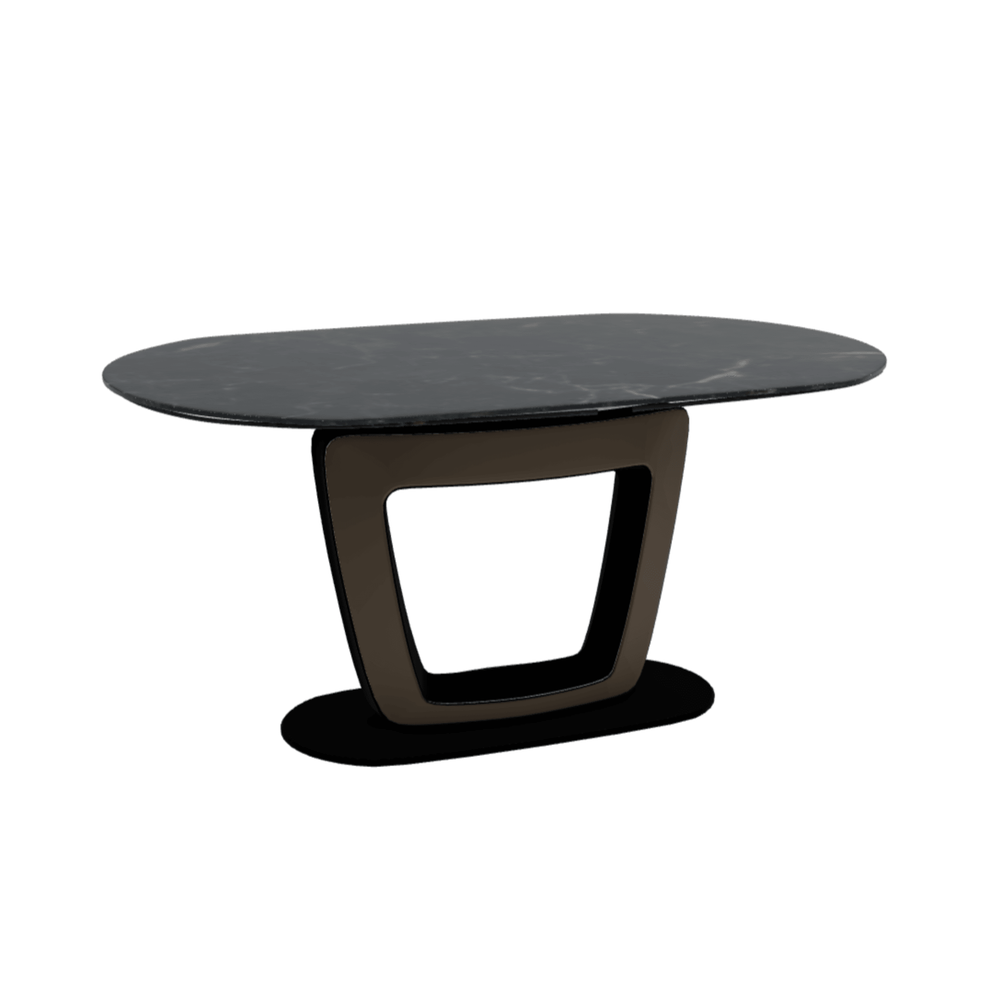 Stół rozkładany ORBITAL czarny marmur Calligaris Eye on Design