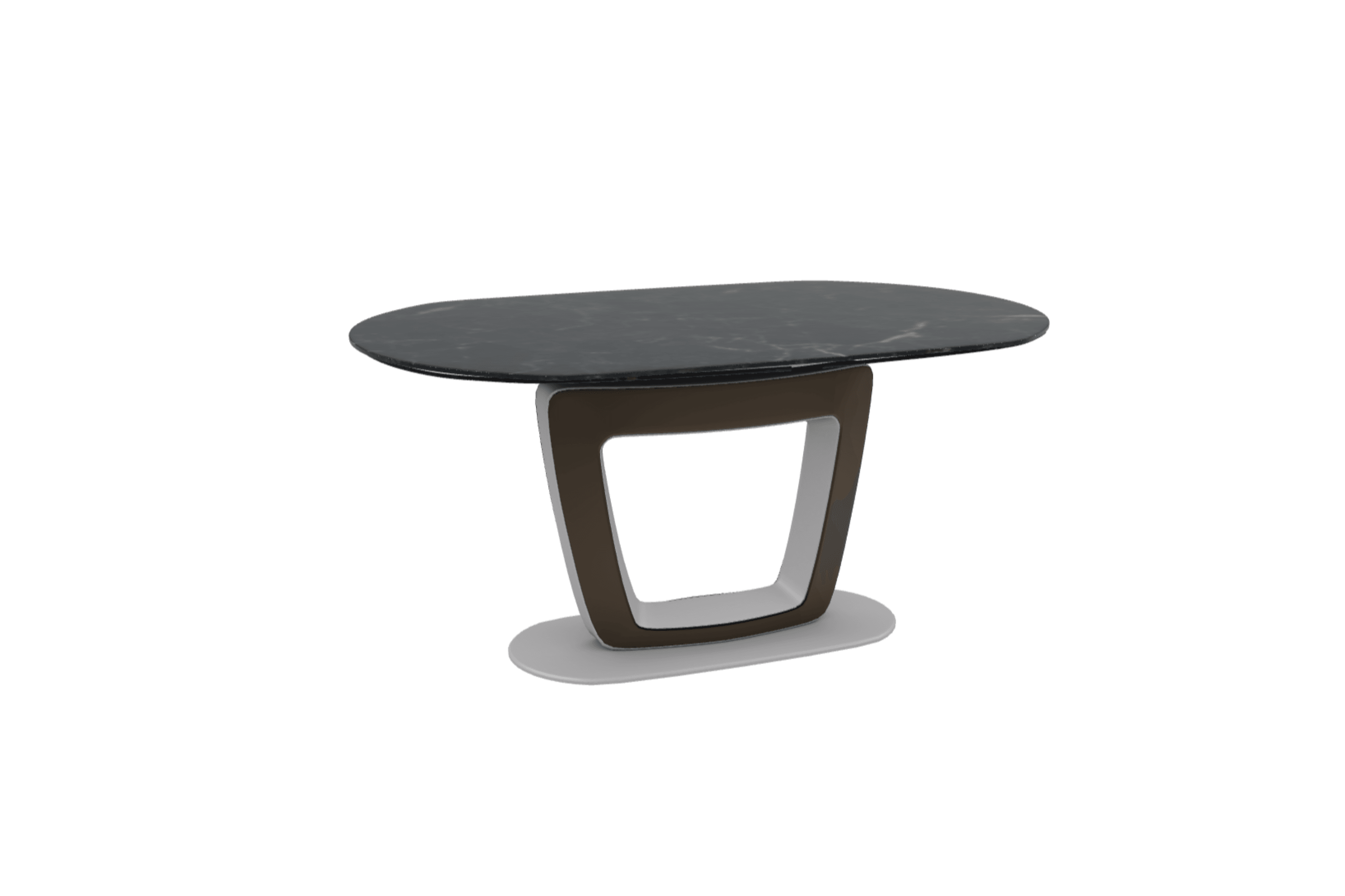 Stół rozkładany ORBITAL czarny marmur Calligaris Eye on Design