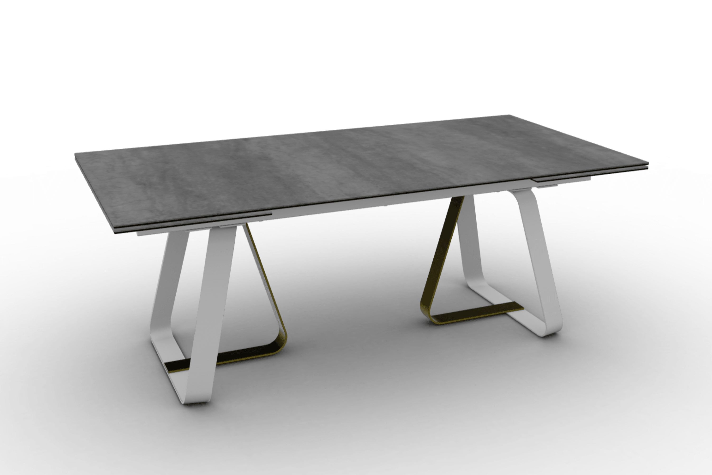 Stół rozkładany prostokątny SUNSHINE cement Calligaris Eye on Design