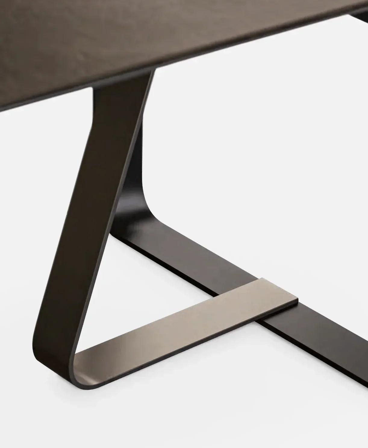 Stół rozkładany prostokątny SUNSHINE ciemnoszara ceramika Calligaris Eye on Design