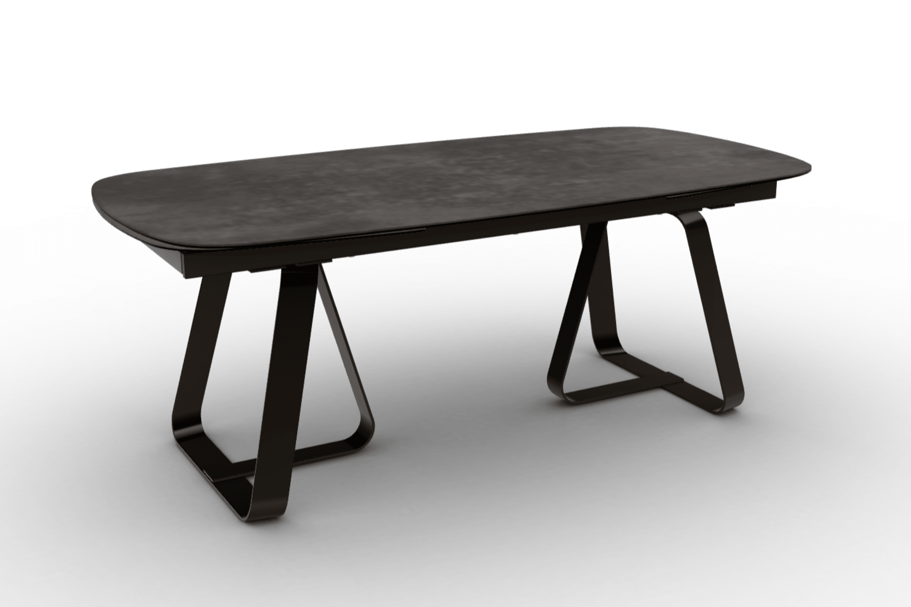 Stół rozkładany SUNSHINE ciemnoszary Calligaris matowy brąz matowy brąz Eye on Design