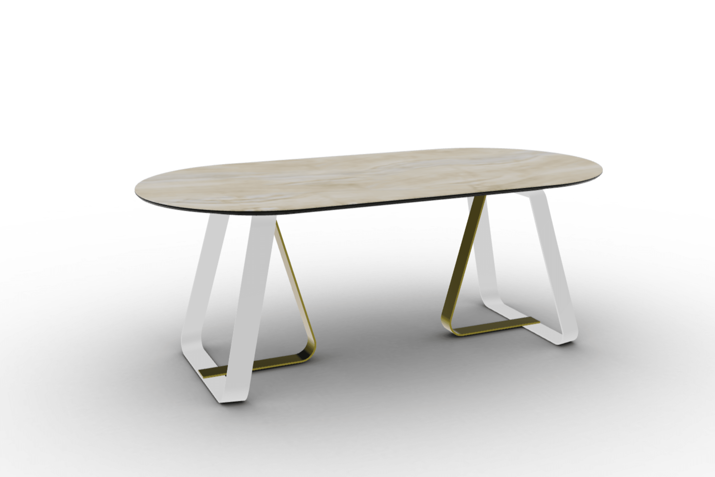 Stół SUNSHINE piaskowy marmur Calligaris Eye on Design