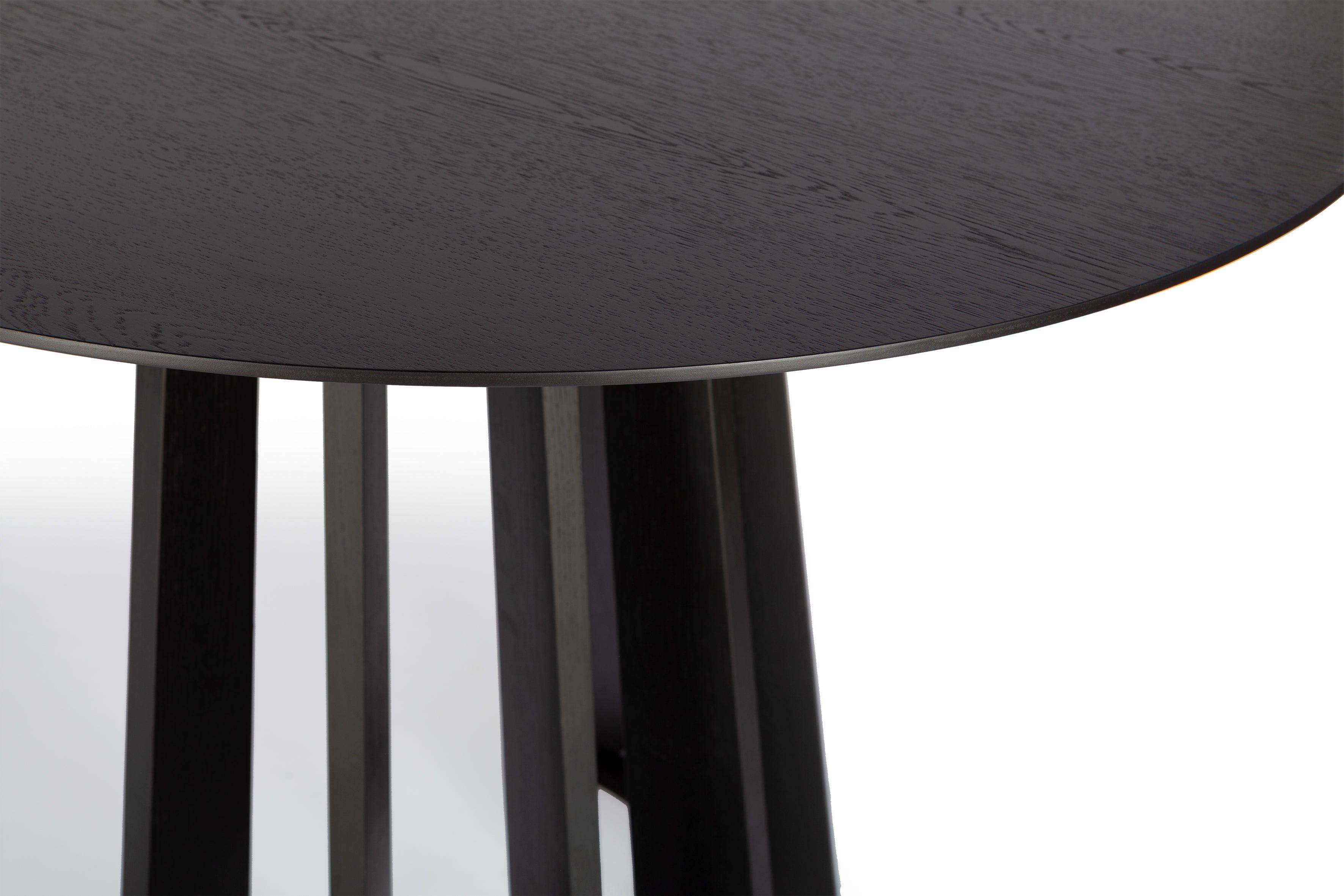 Stół TAVLE OVAL czarny dąb Nordifra Eye on Design