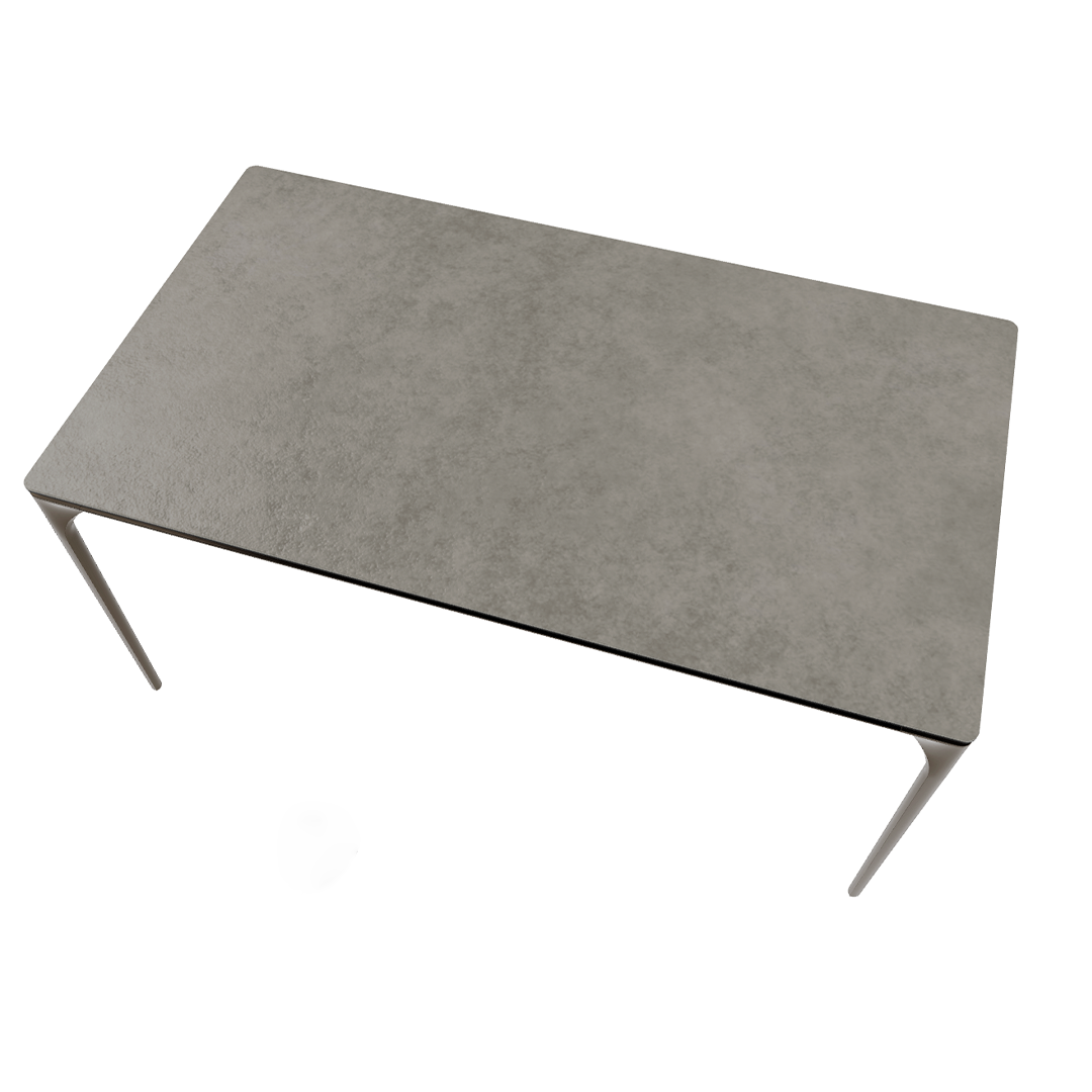 Stół rozkładany SILHOUETTE jasnoszara ceramika