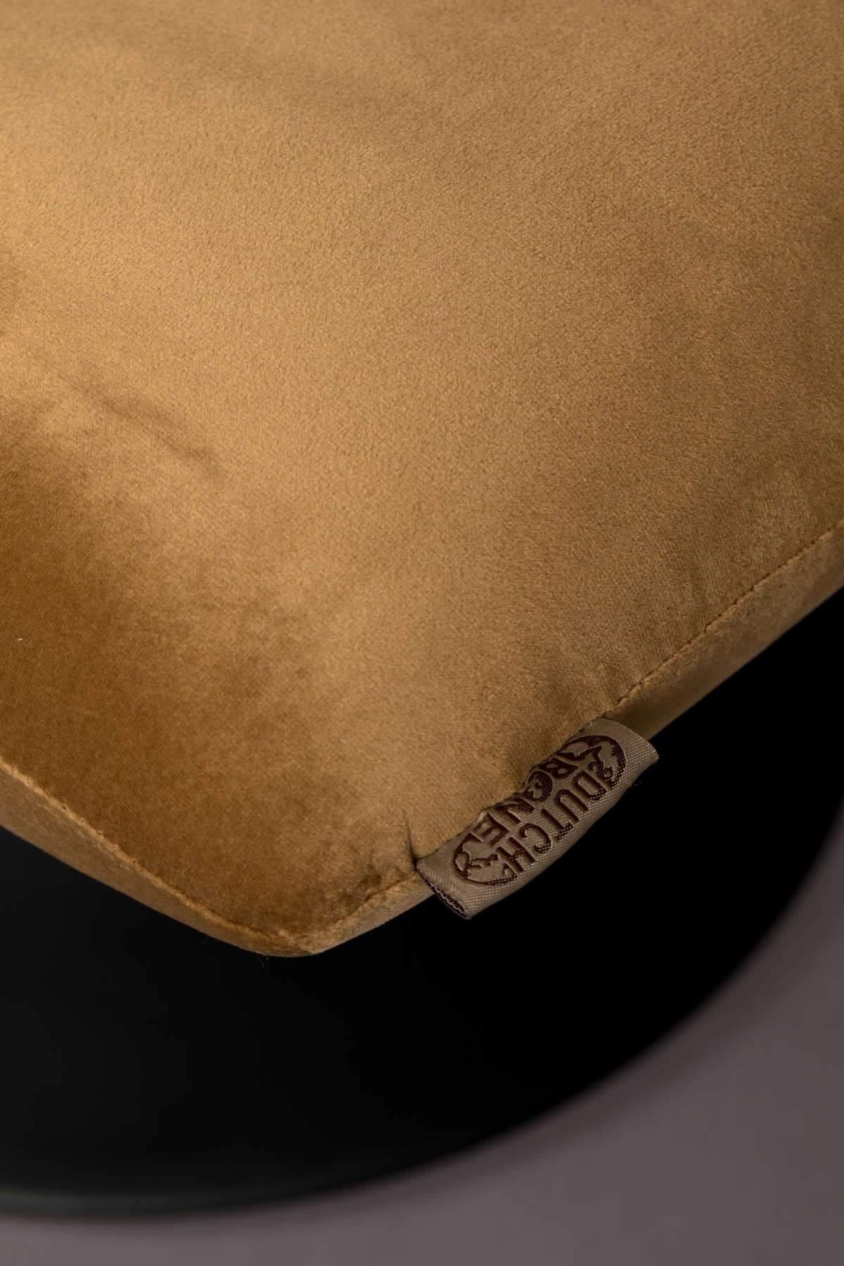 Stołek BAR VELVET złoty brąz Dutchbone Eye on Design