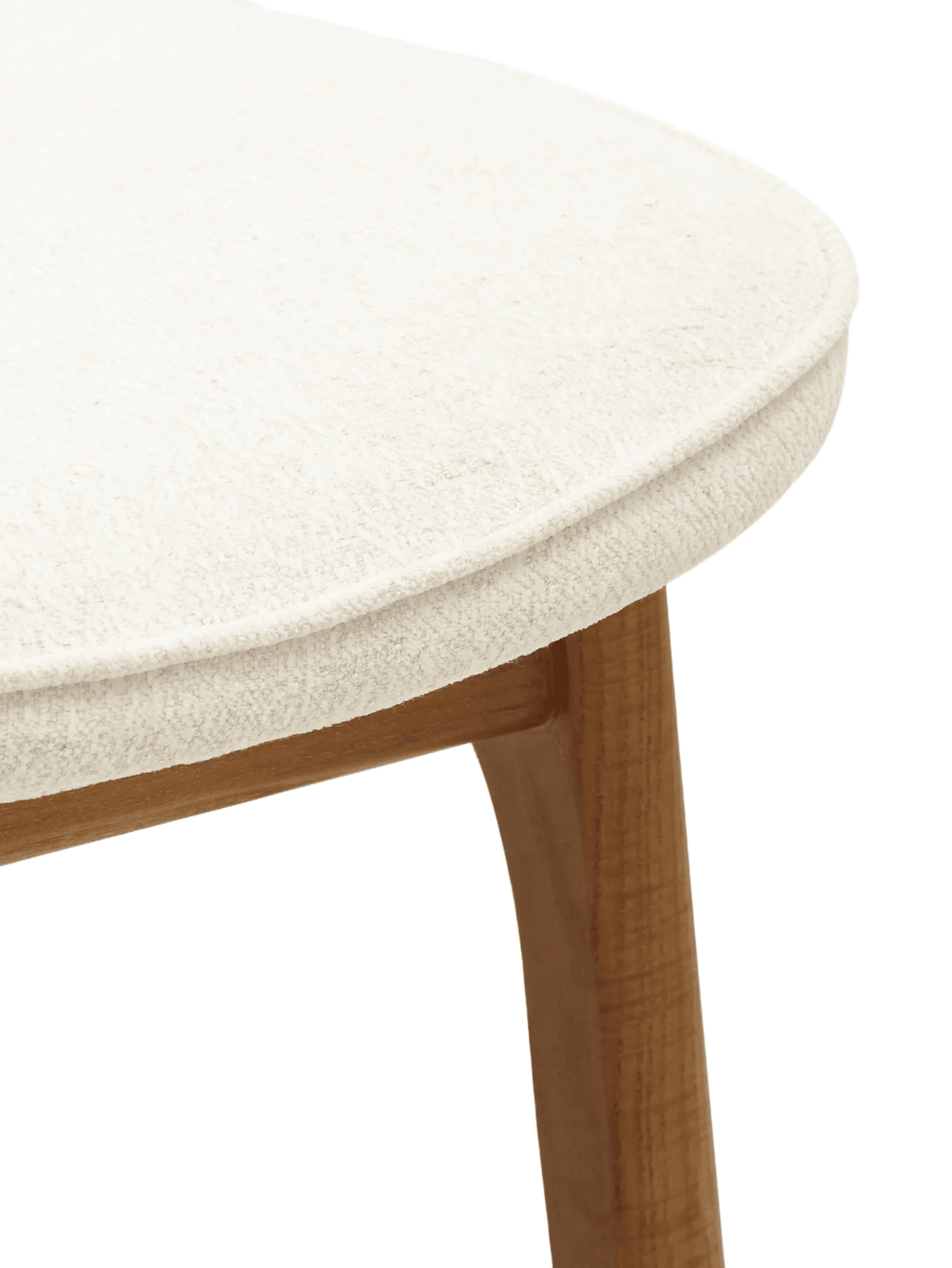 Stołek barowy 200-190 biały w tkaninie Marble White 366 concept Eye on Design