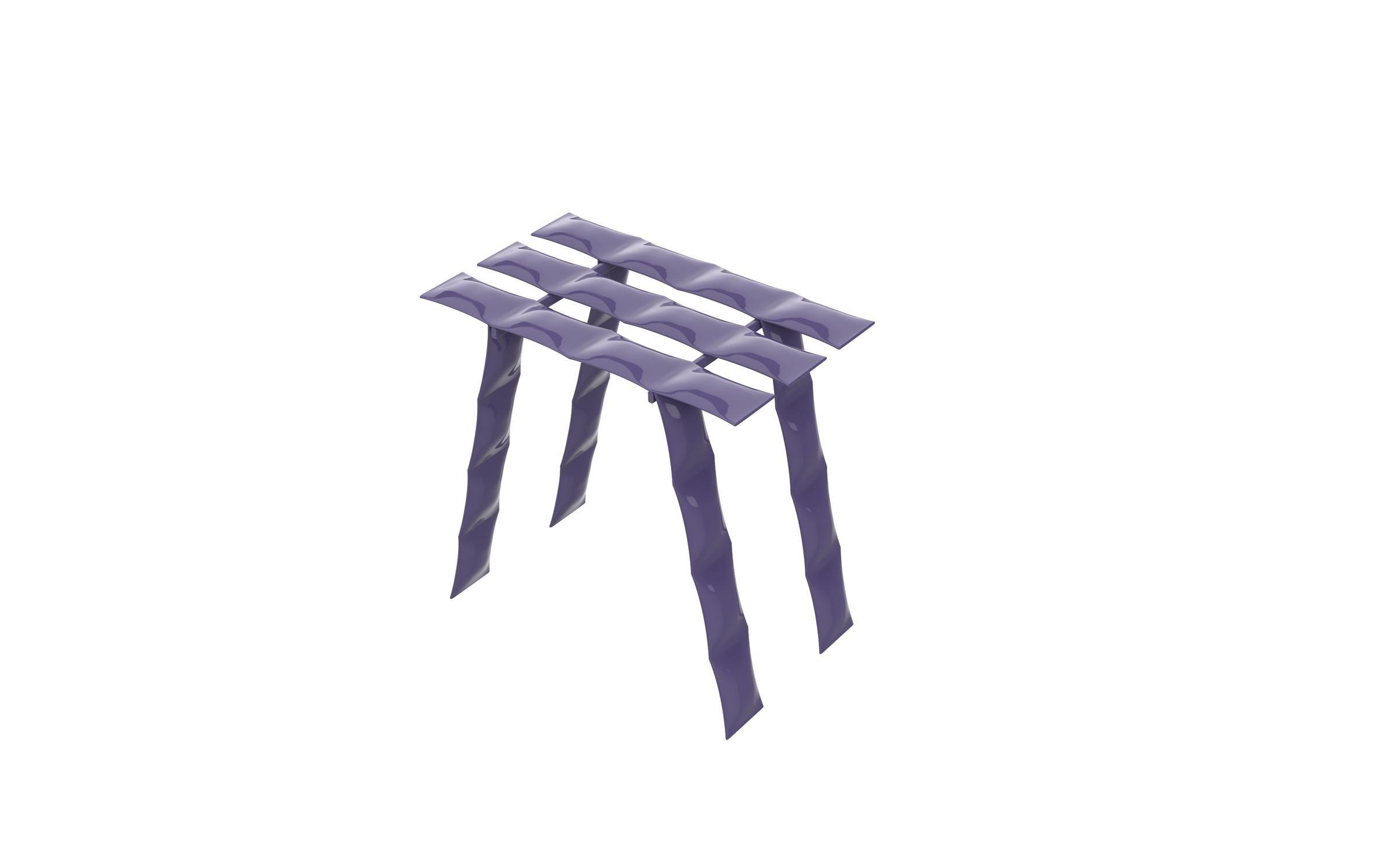 Stołek COSMIC STOOL Mati Sipiora Lilac Eye on Design