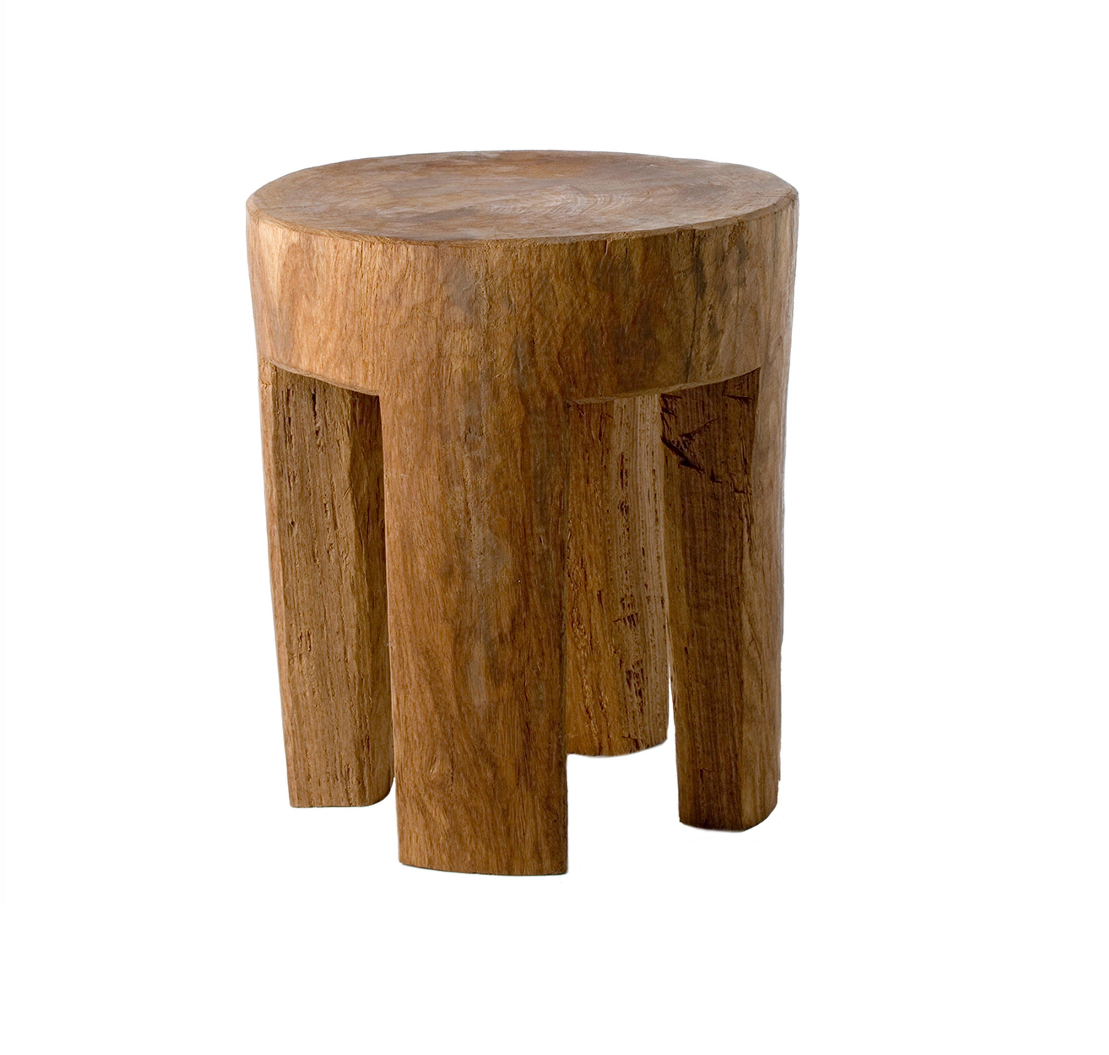 Stołek FOUR SQUARE LEGS drewniany Pols Potten Eye on Design