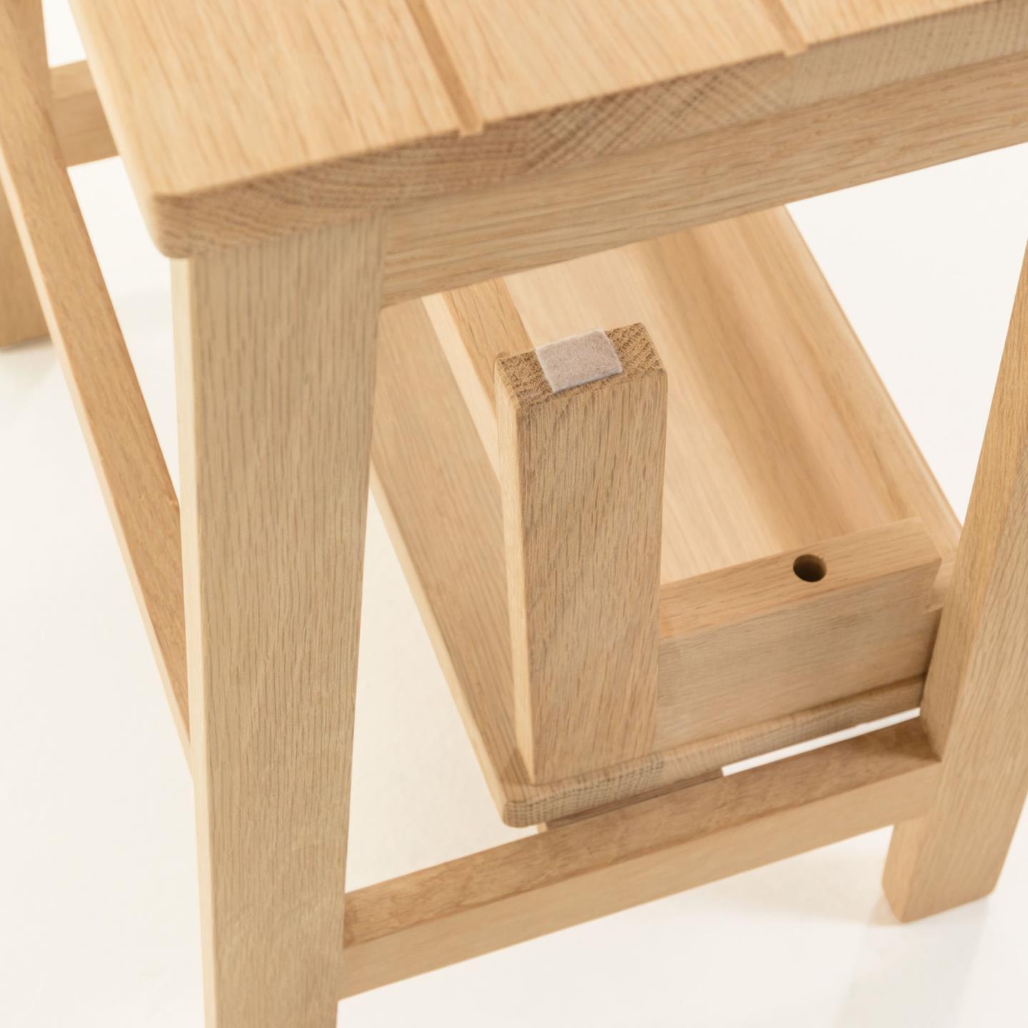 Stołek NELL lite drewno brzozowe – Kave Home
