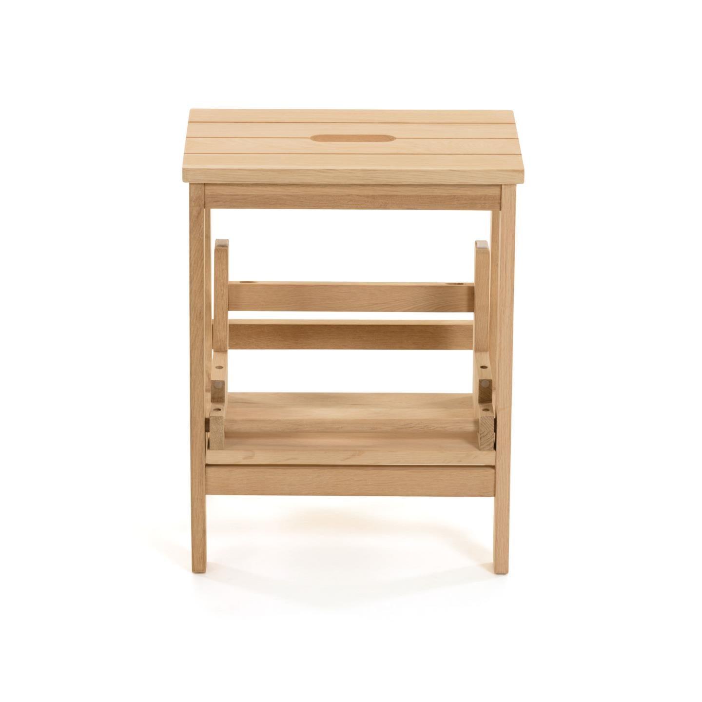 Stołek NELL lite drewno brzozowe – ceramika, Kave Home