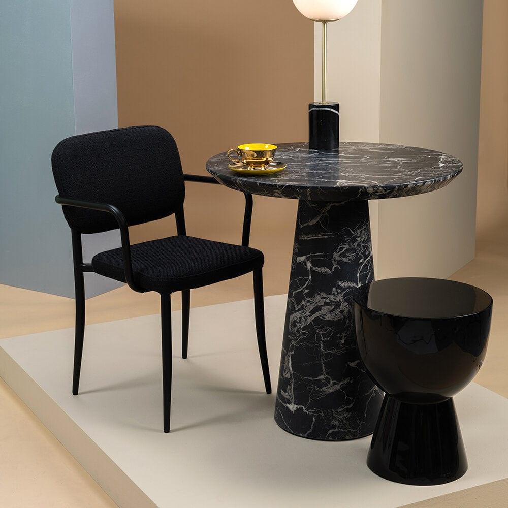 Stołek TAM TAM czarny Pols Potten Eye on Design