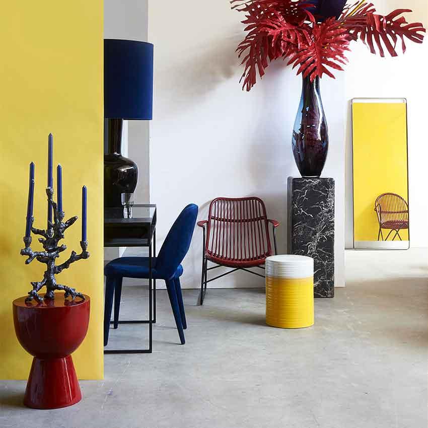 Stołek TAM TAM czerwony Pols Potten Eye on Design