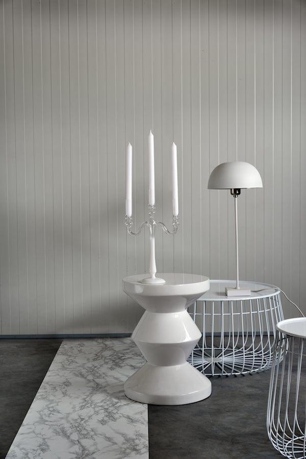 Stołek ZIG ZAG biały Pols Potten Eye on Design