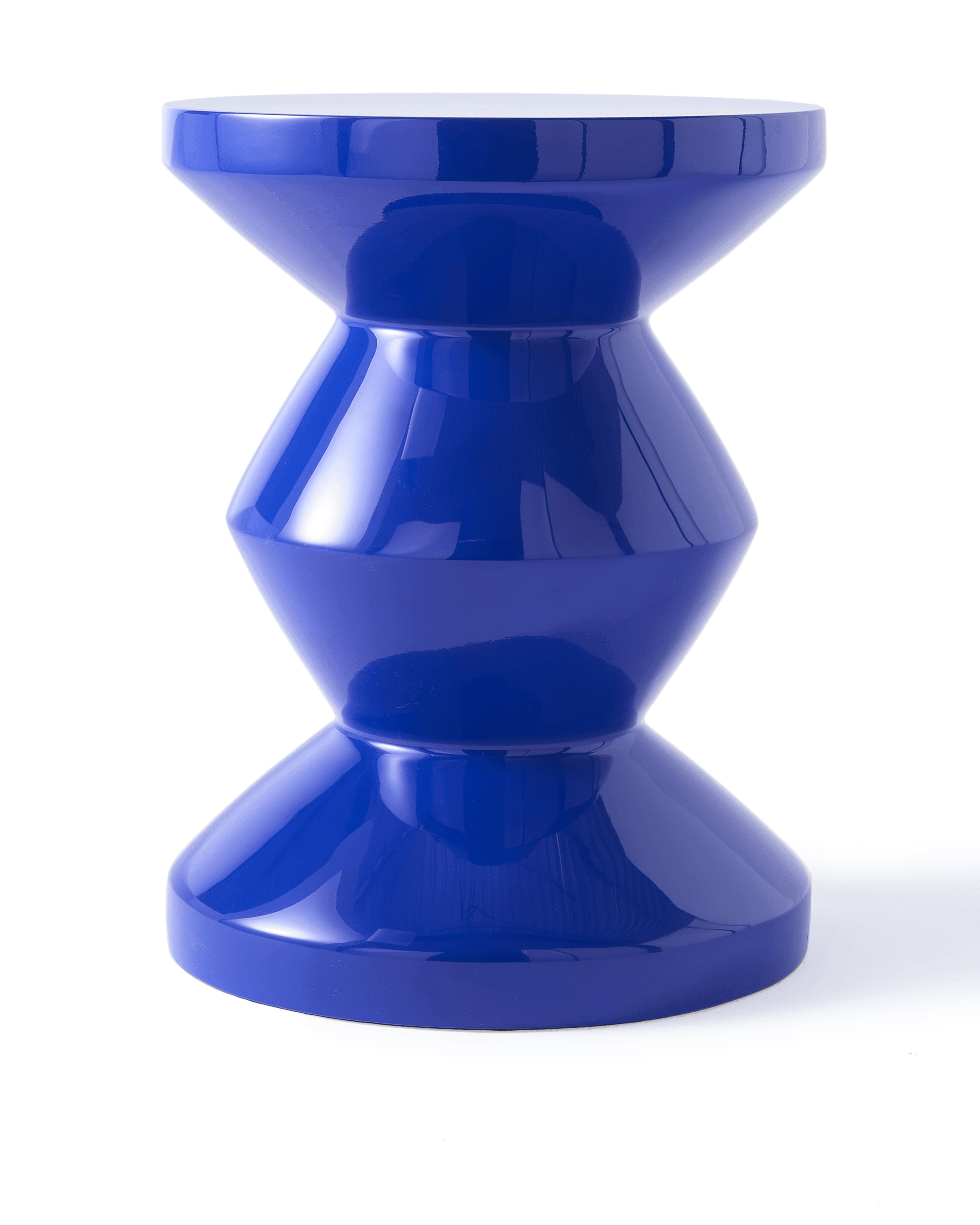 Stołek ZIG ZAG ciemnoniebieski Pols Potten Eye on Design