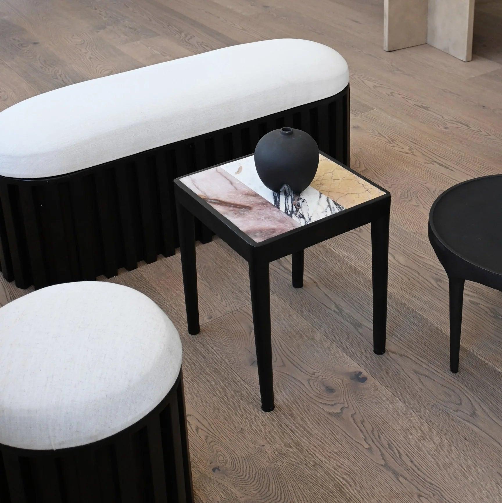 Stolik boczny ARC marmurowe płytki 101 Copenhagen Eye on Design