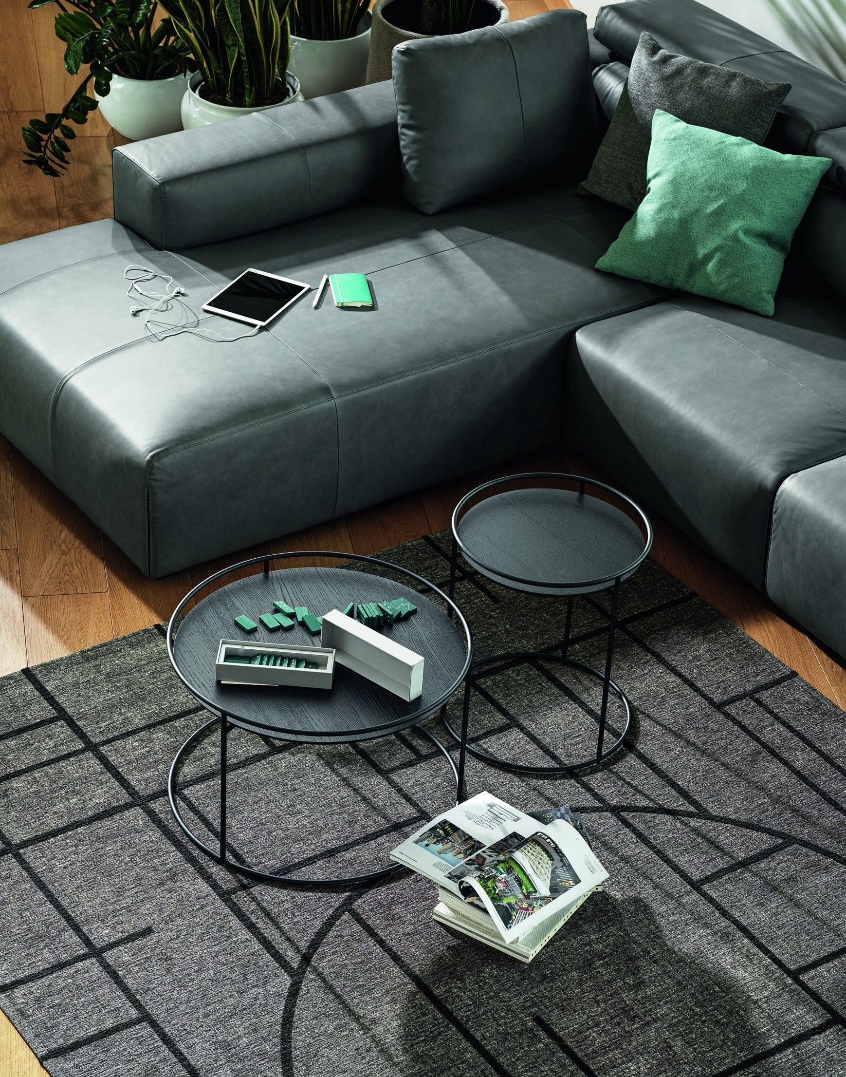 Stolik boczny ATOLLO czarna podstawa Calligaris Eye on Design