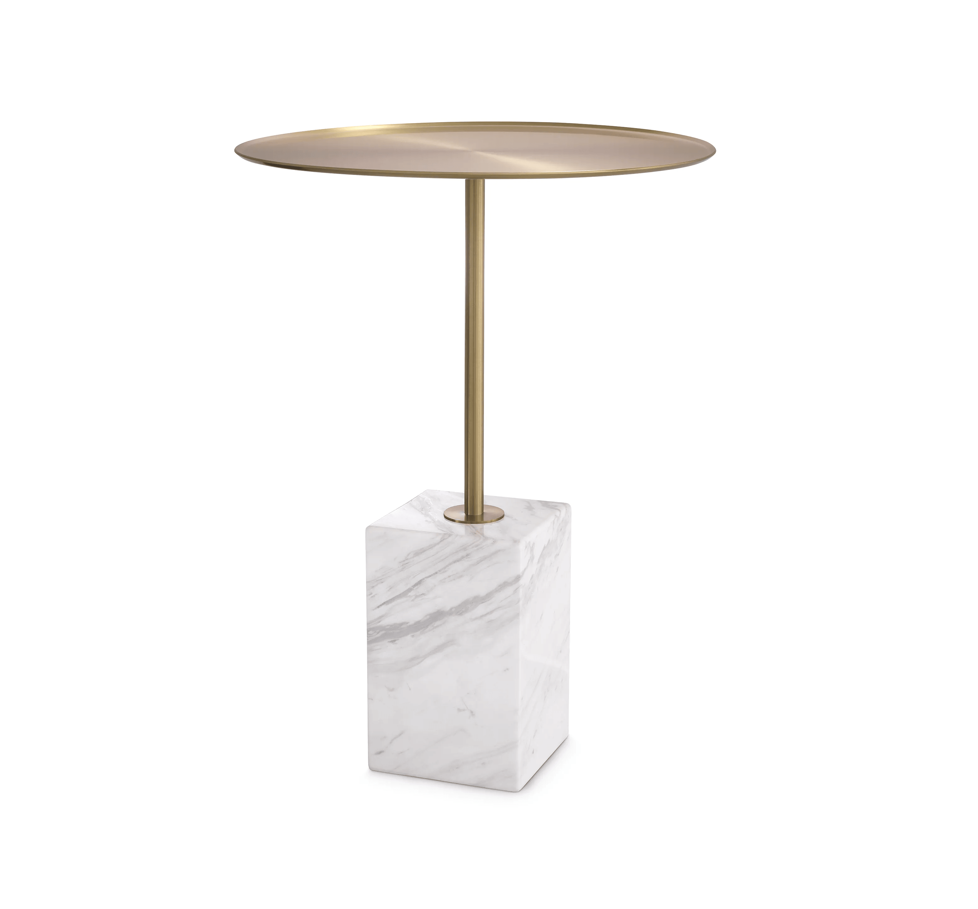 Stolik boczny COLE biały marmur Eichholtz Eye on Design