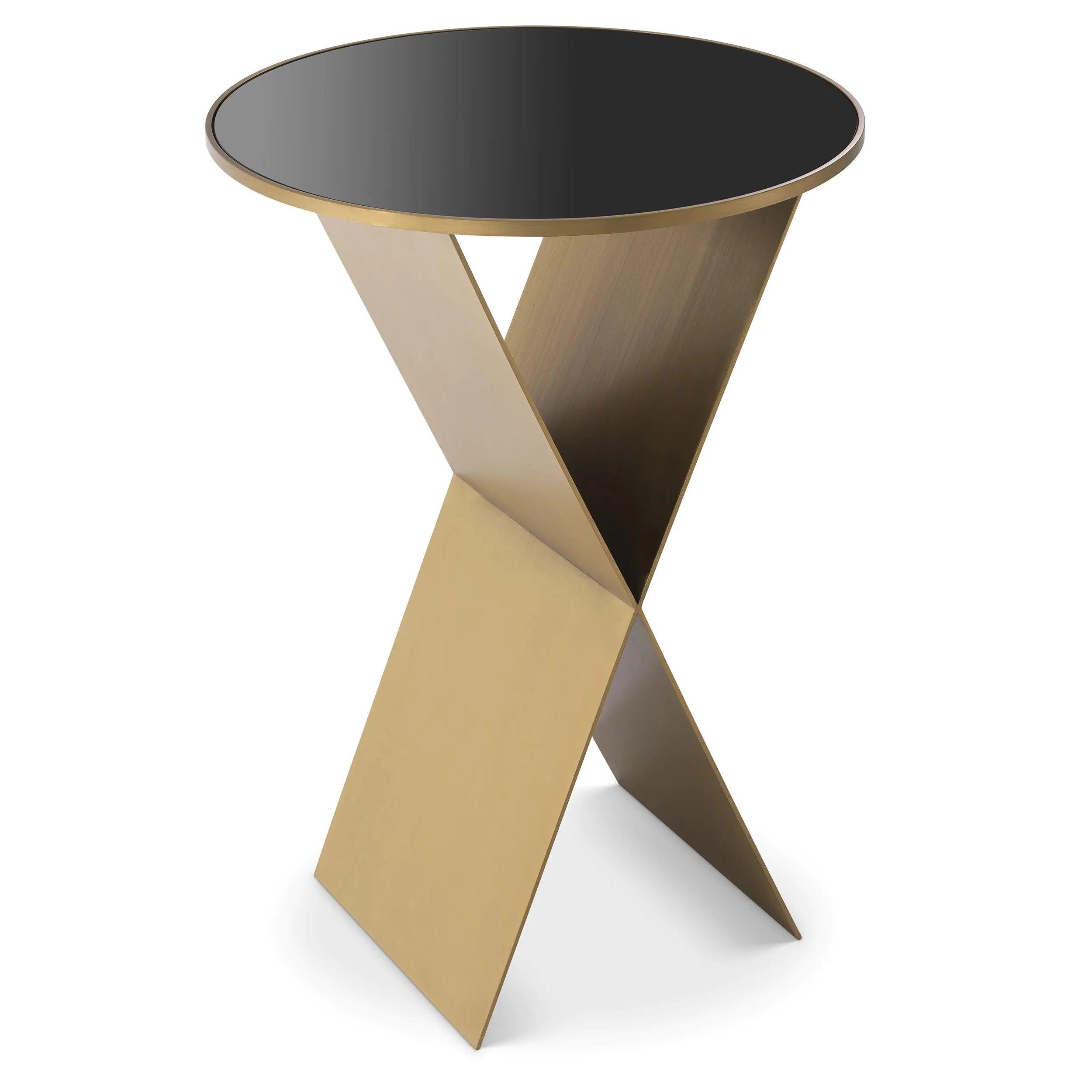 Stolik boczny FITCH mosiężny Eichholtz Eye on Design