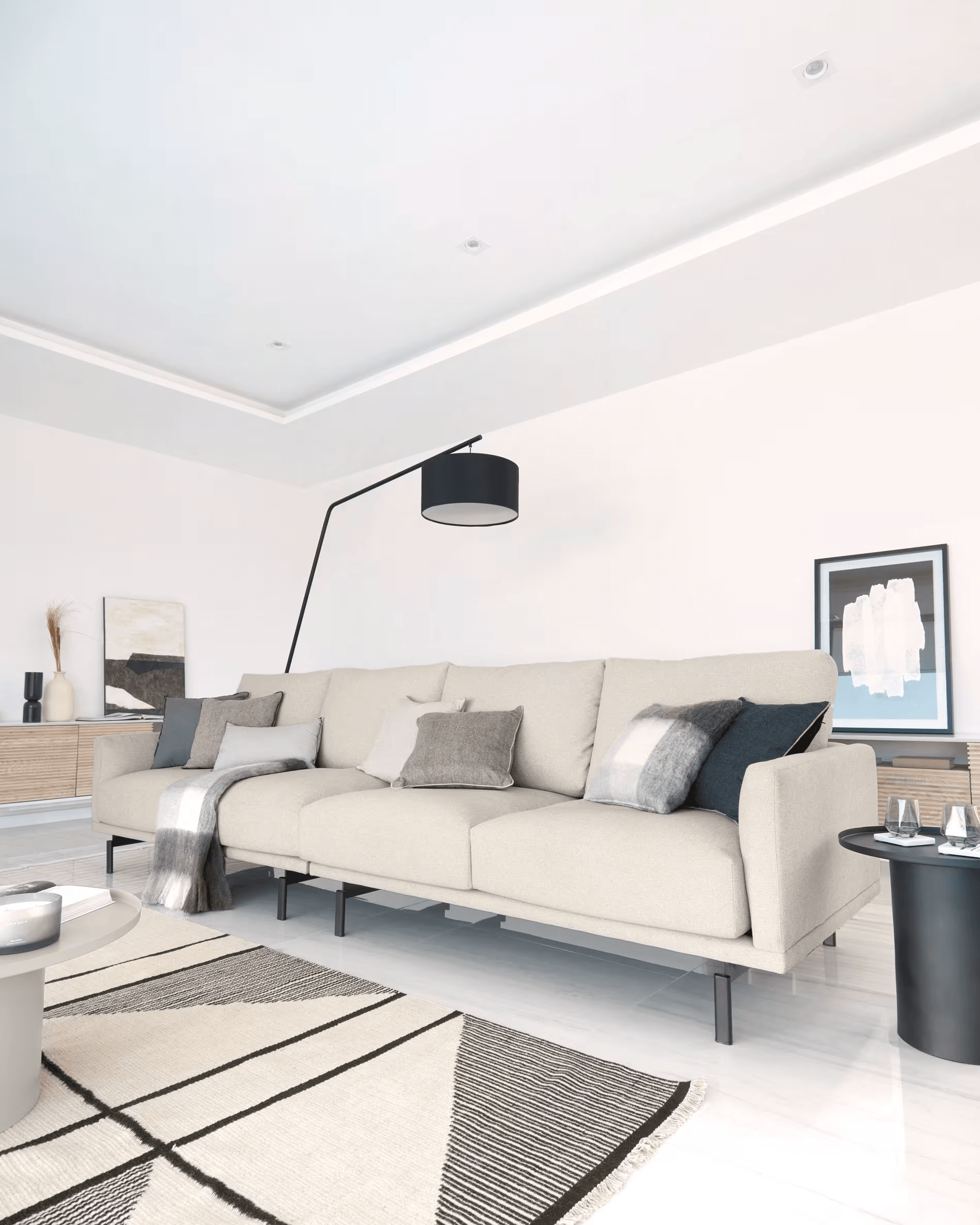 Stolik boczny FLEKSA czarny La Forma Eye on Design