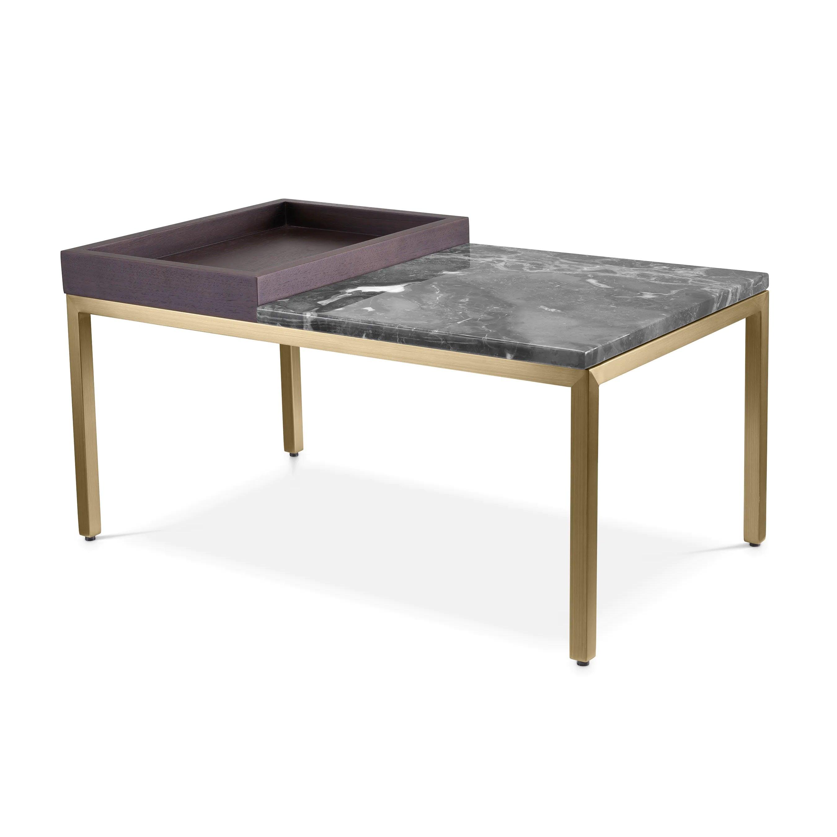 Stolik boczny FORMA szary marmur Eichholtz Eye on Design