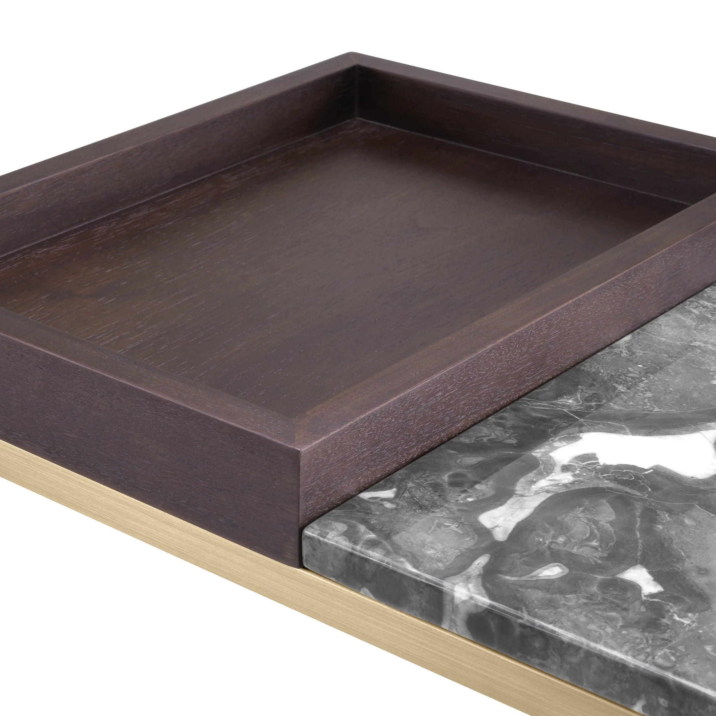 Stolik boczny FORMA szary marmur Eichholtz Eye on Design