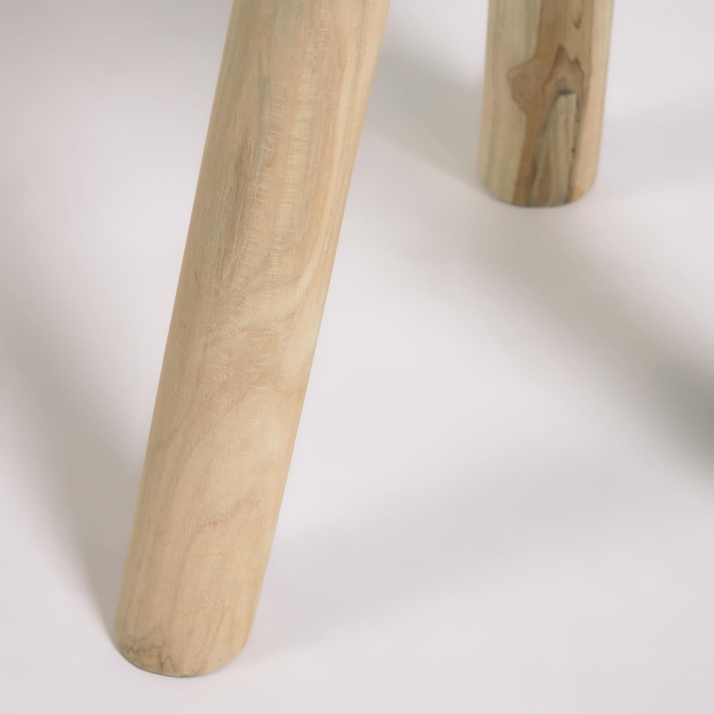 Stolik boczny GLENDA lite drewno tekowe La Forma Eye on Design