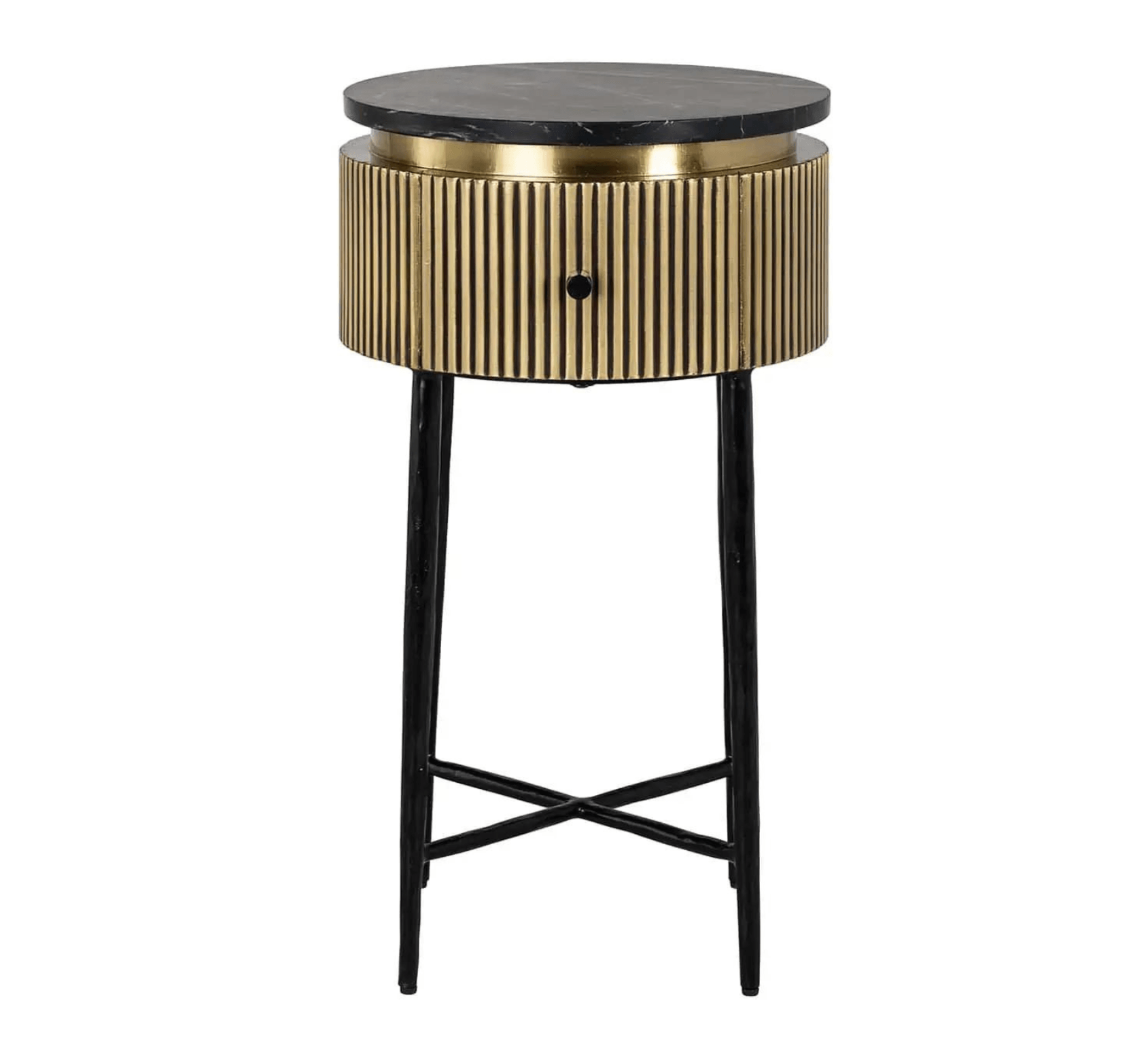 Stolik boczny IRONVILLE złoty Richmond Interiors Eye on Design