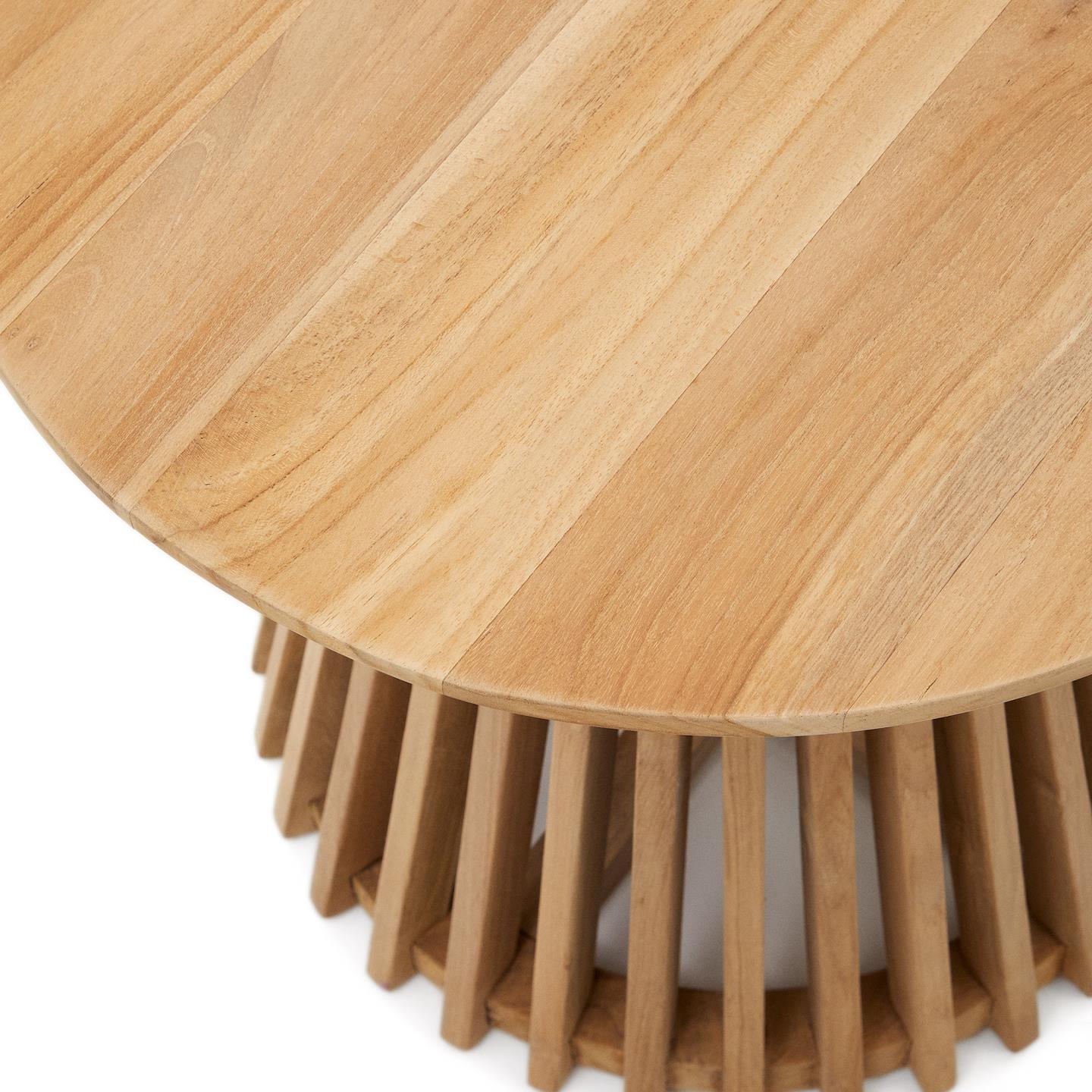 Stolik boczny JEANETTE lite drewno tekowe La Forma Eye on Design