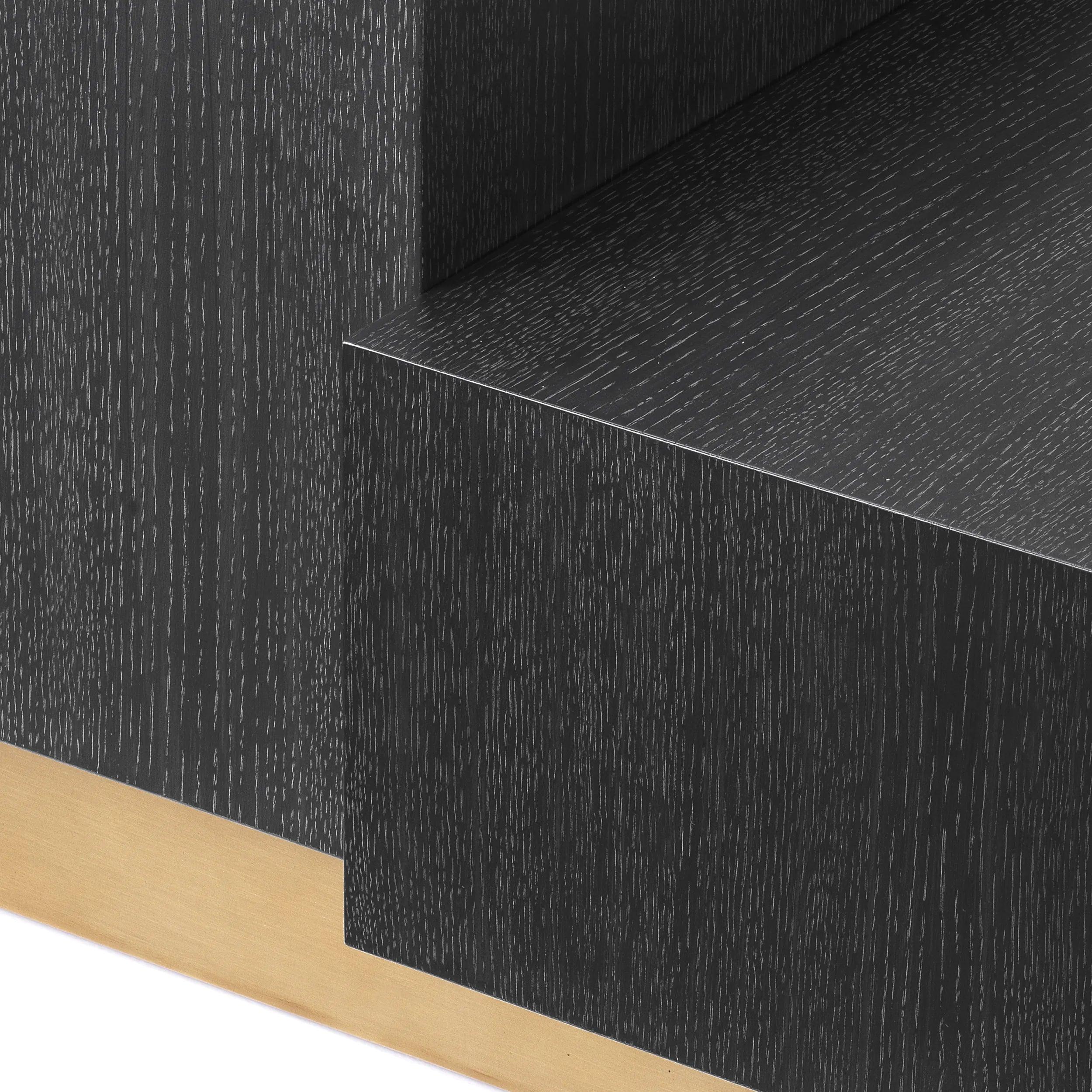 Stolik boczny NERONE czarne drewno Eichholtz Eye on Design