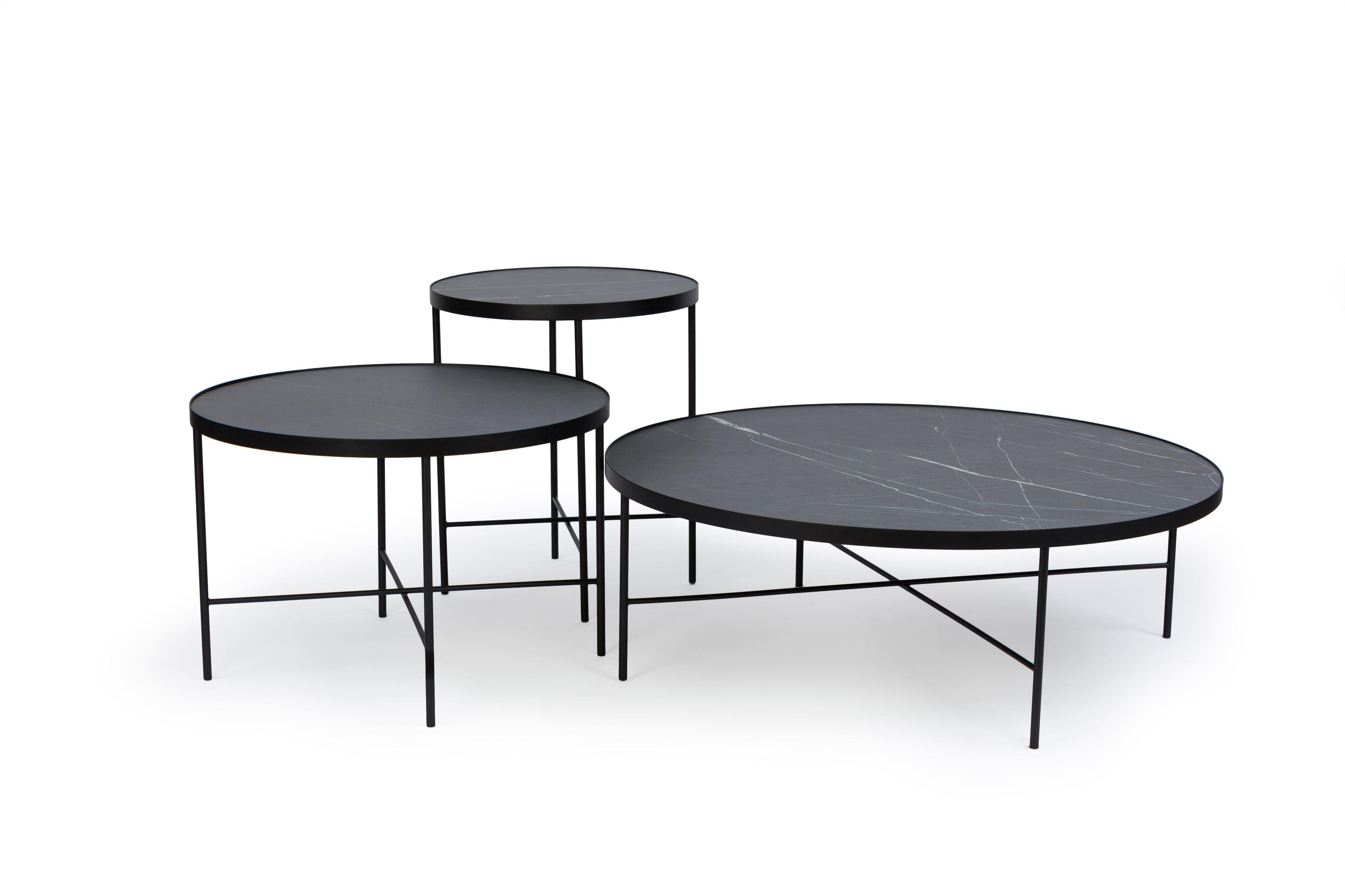 Stolik boczny TRE szary marmur Nordifra Eye on Design