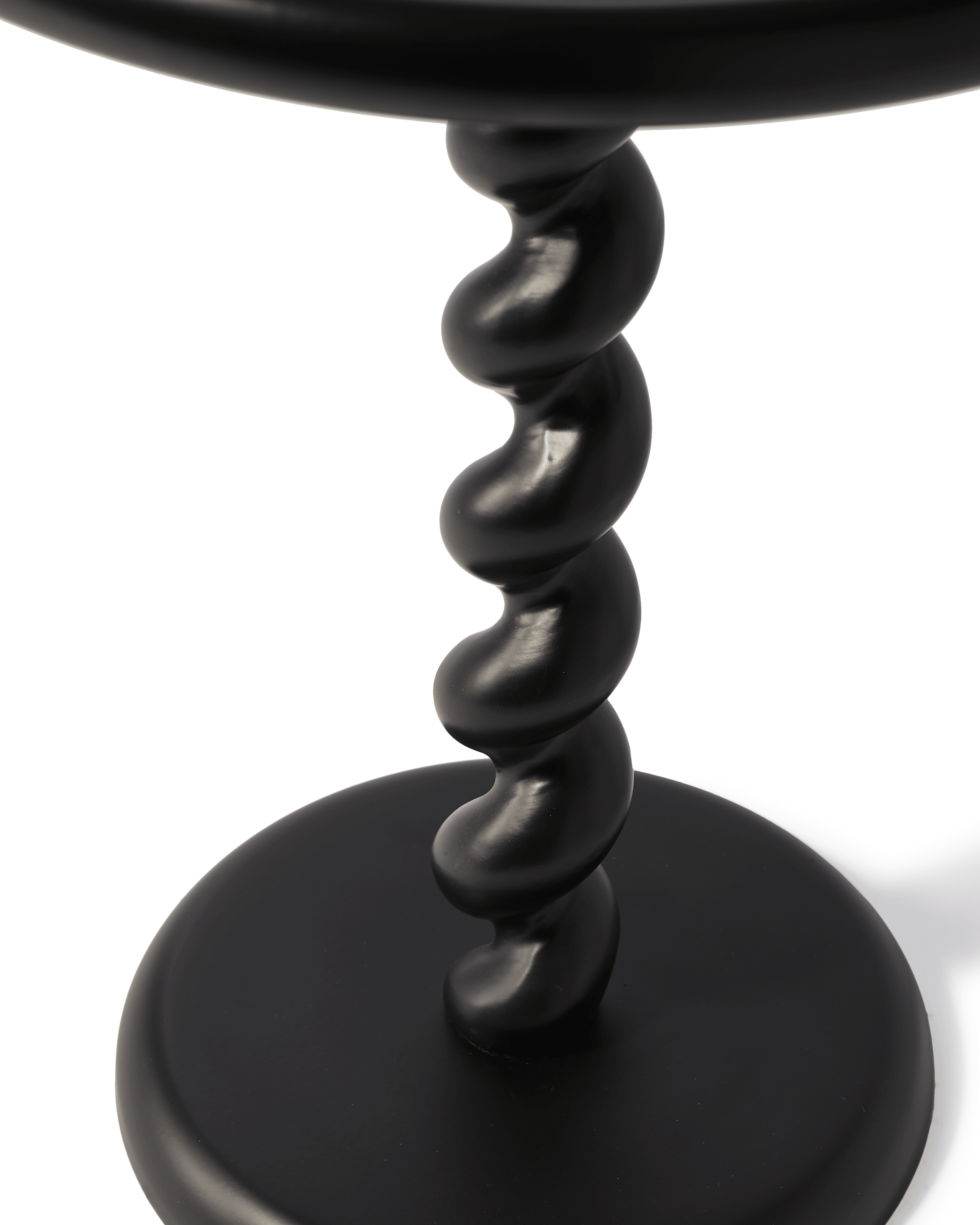 Stolik boczny TWISTER czarny Pols Potten Eye on Design