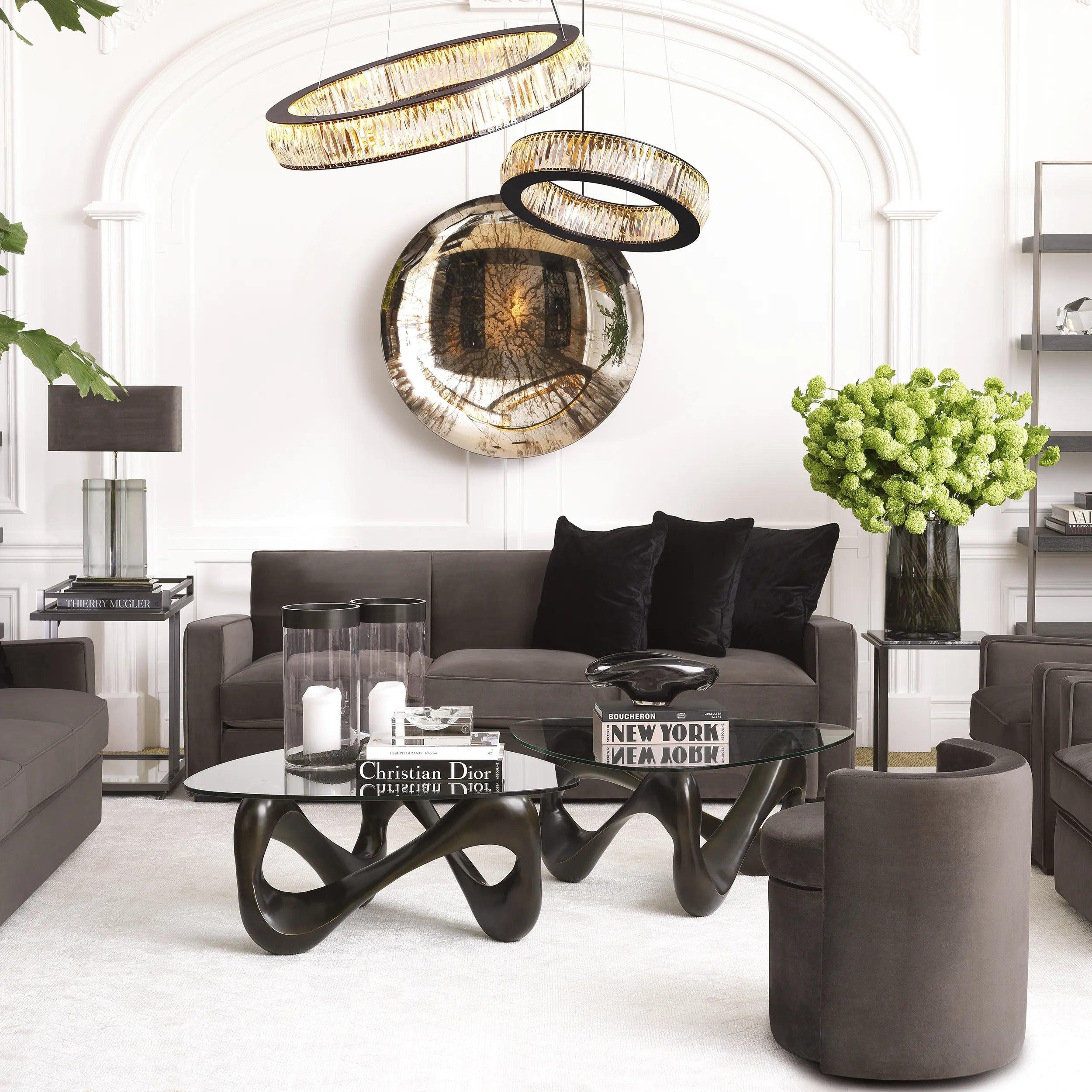 Stolik kawowy AVENTURA czarny Eichholtz Eye on Design