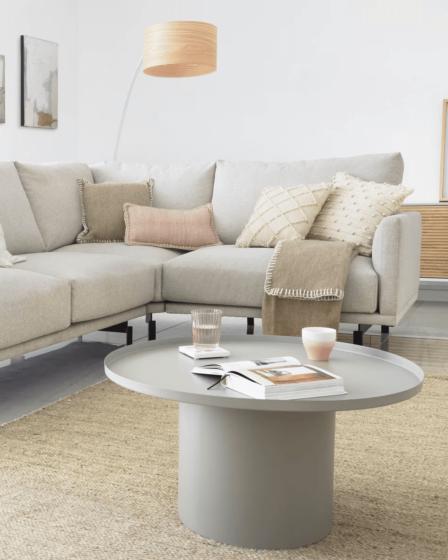 Stolik kawowy FLEKSA szary La Forma Eye on Design