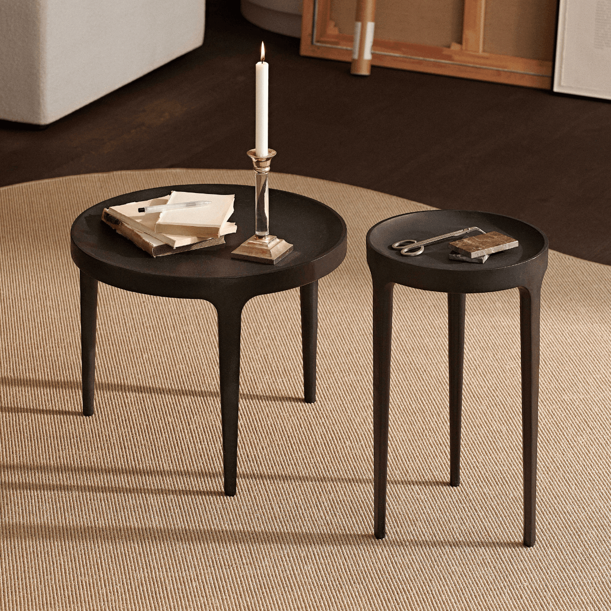 Stolik kawowy GHOST czarny NORR11 Eye on Design