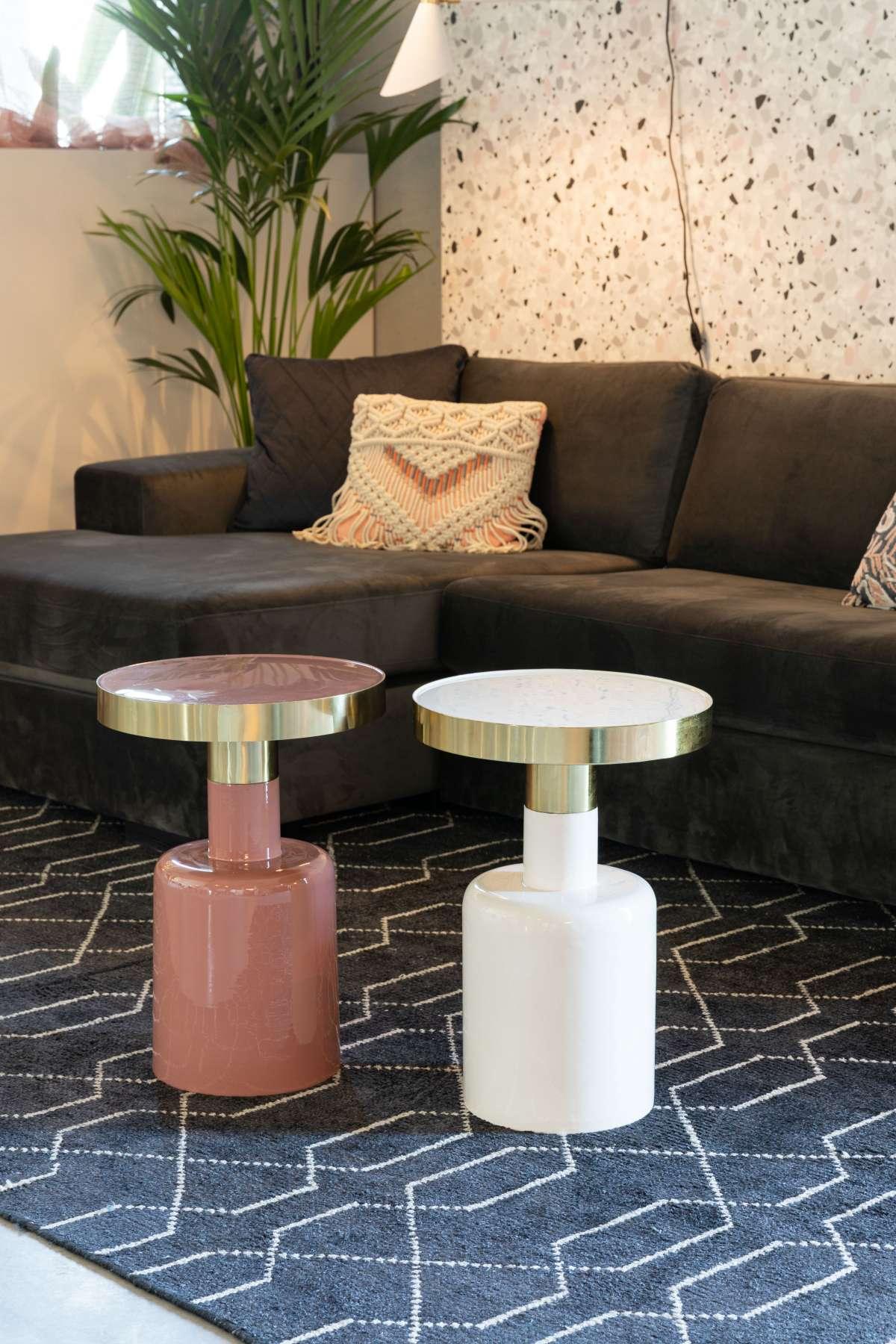 Stolik kawowy GLAM biały Zuiver Eye on Design