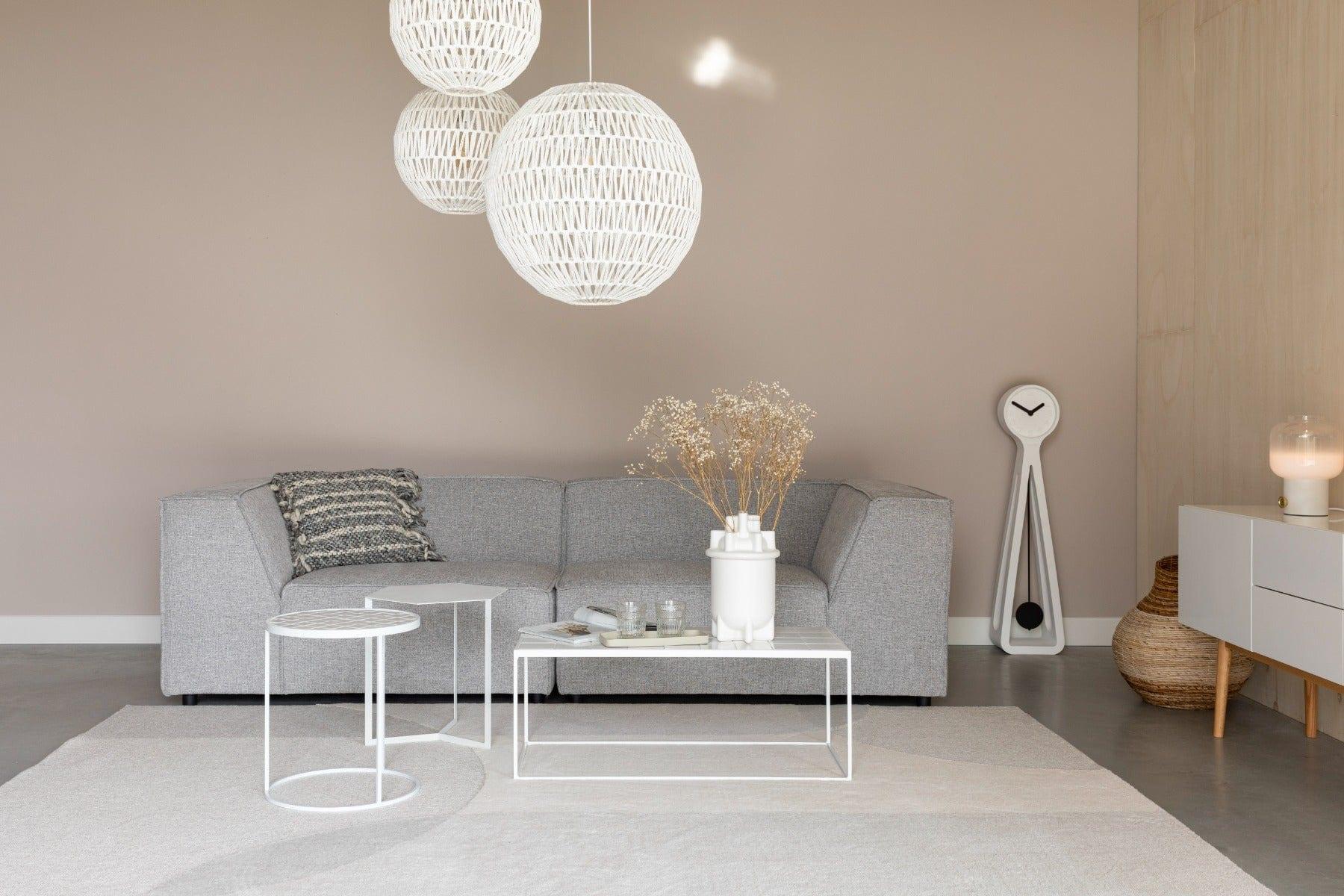 Stolik kawowy GLAZED biały Zuiver Eye on Design