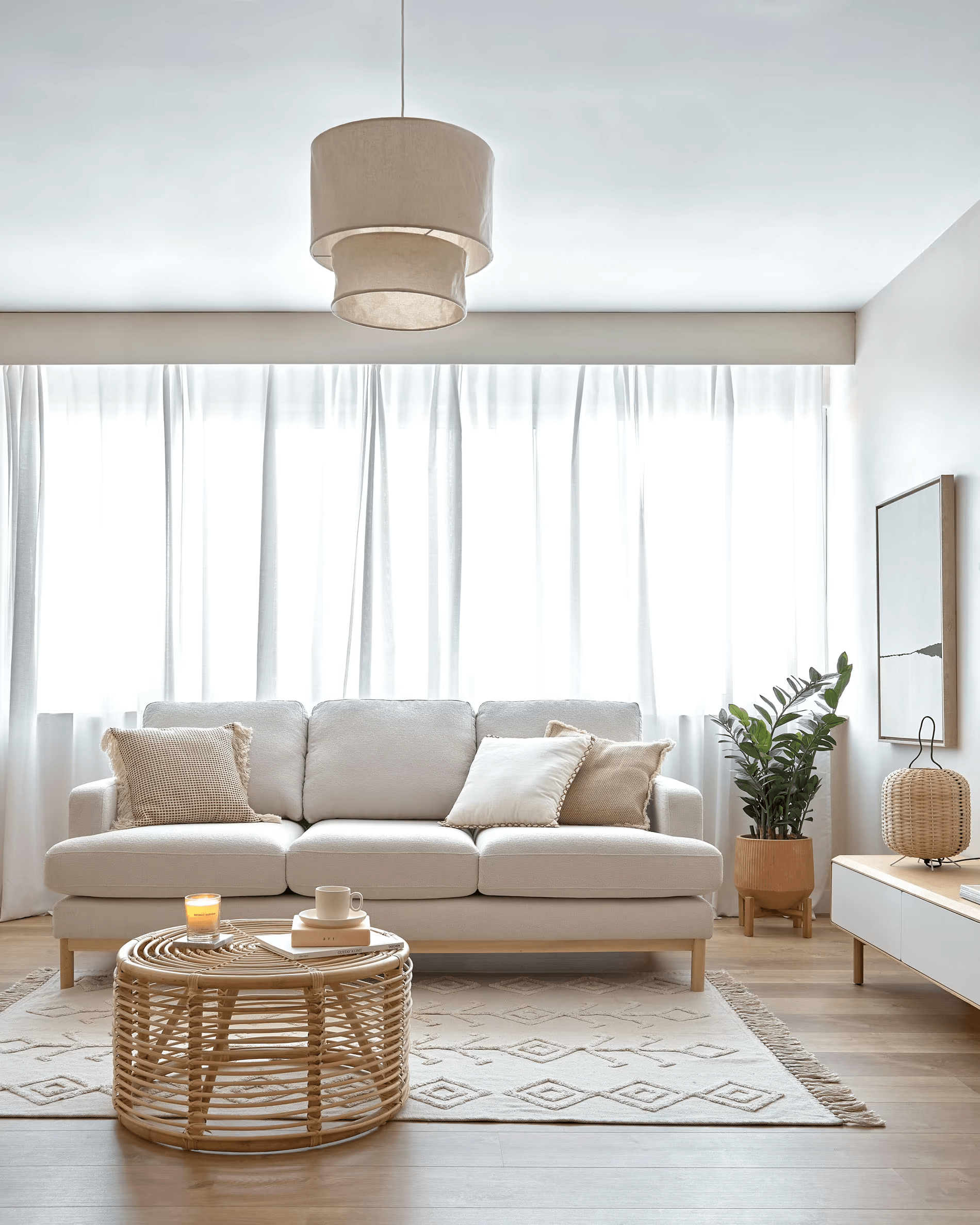 Stolik kawowy KOHANA rattanowy La Forma Eye on Design