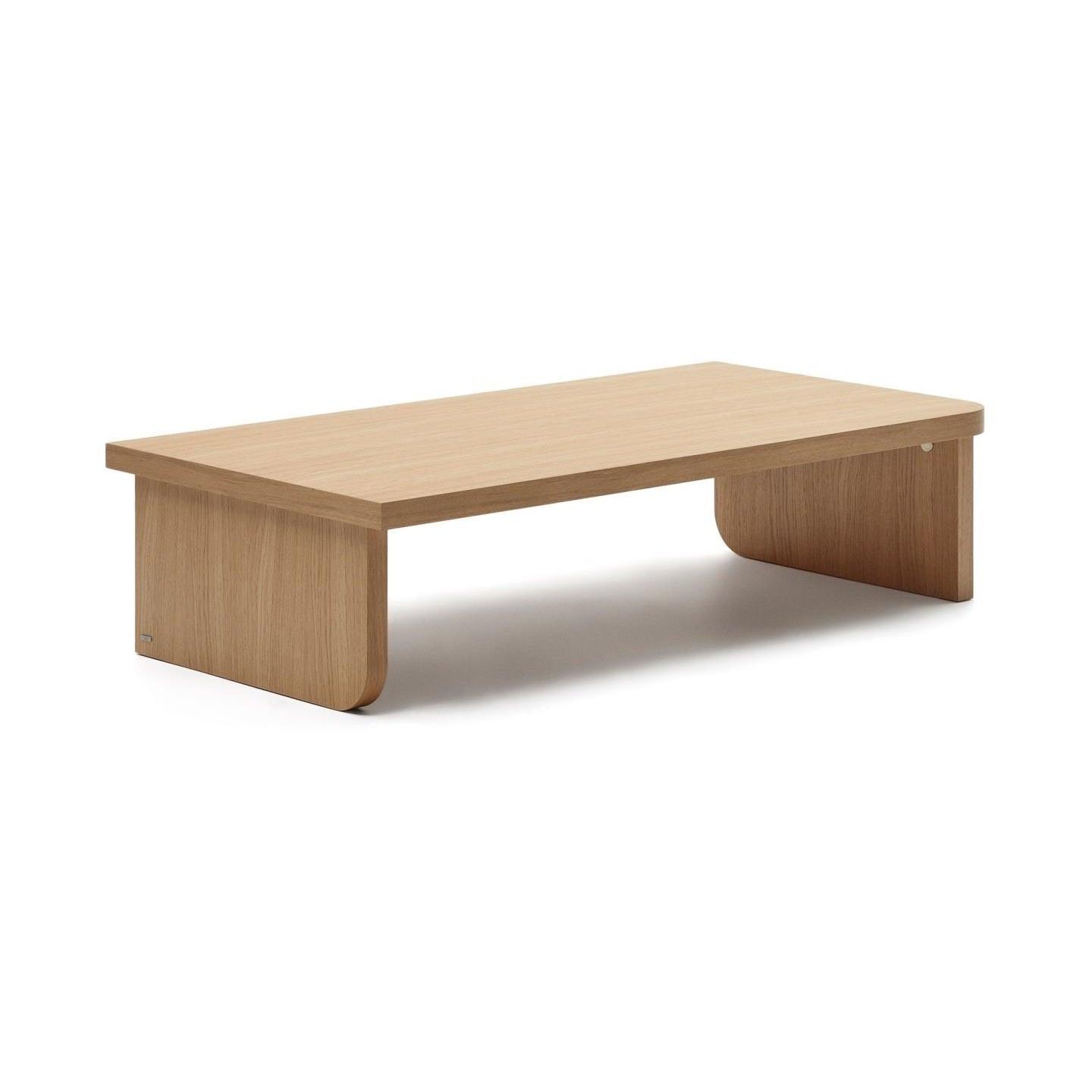 Stolik kawowy OAQ fornir dębowy La Forma 140 x 75 cm Eye on Design