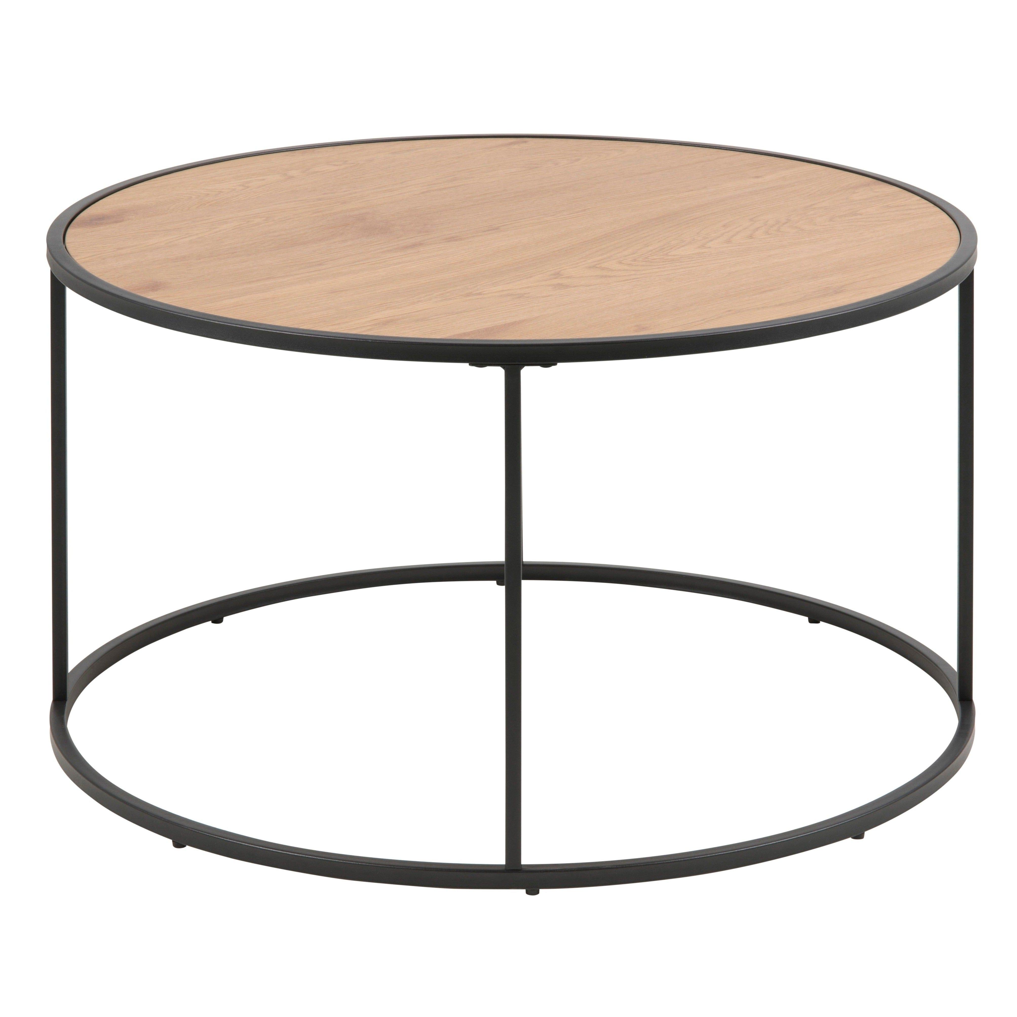 Stolik kawowy okrągły SEAFORD drewniany Home Essentials Eye on Design