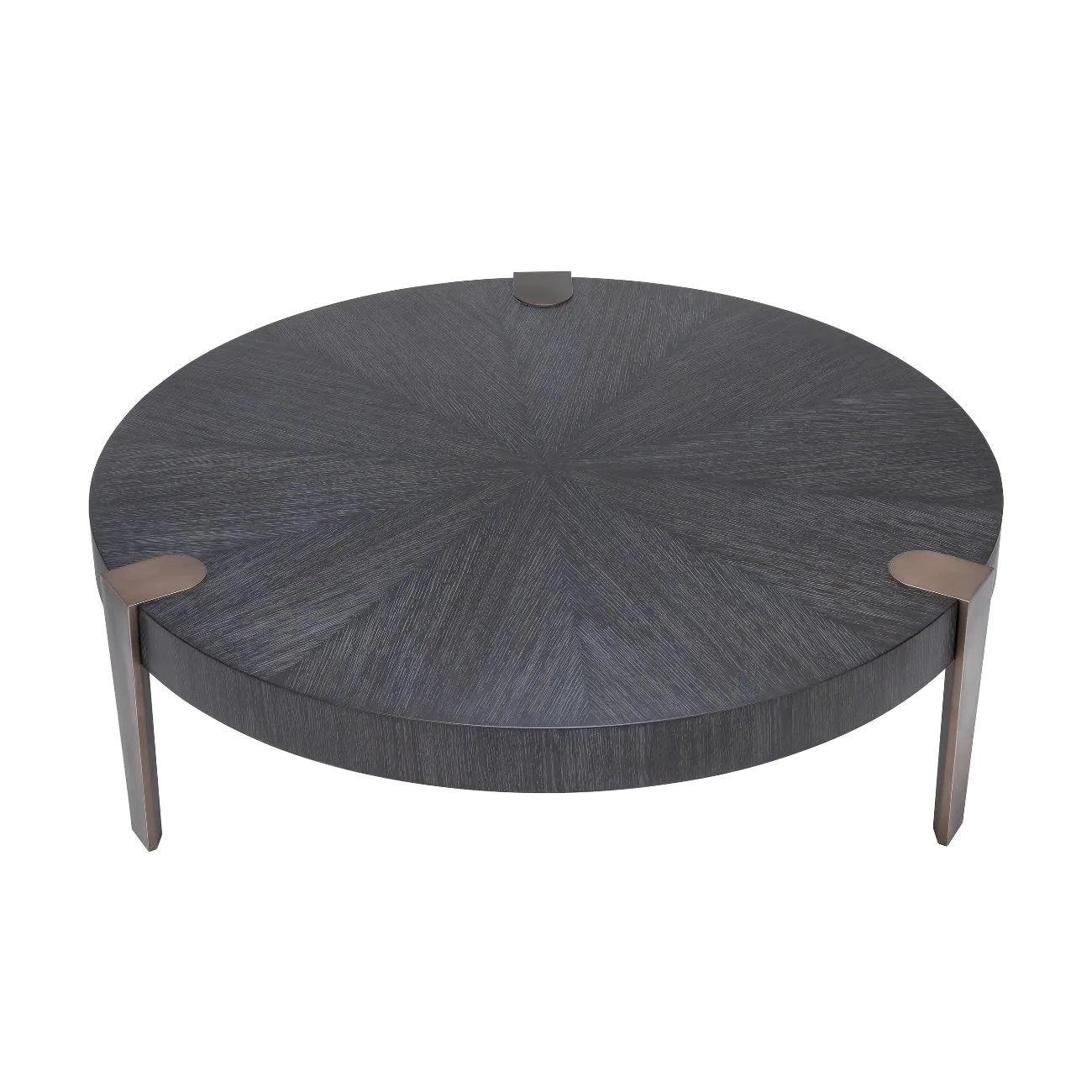 Stolik kawowy OXNARD szczotkowany brąz Eichholtz Eye on Design